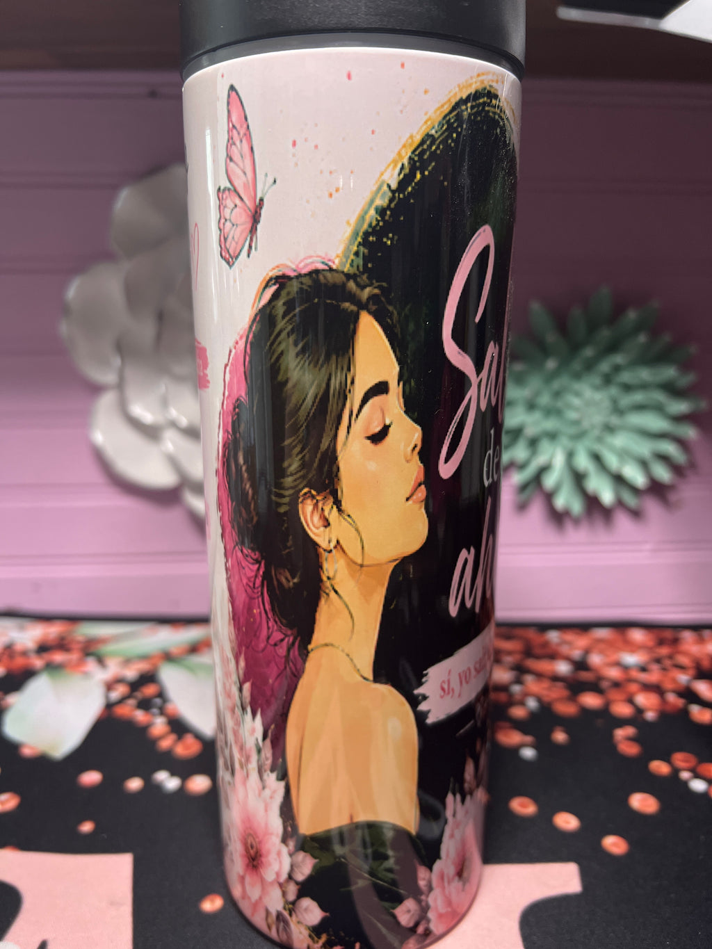 Salí de ahí tumbler 20 oz