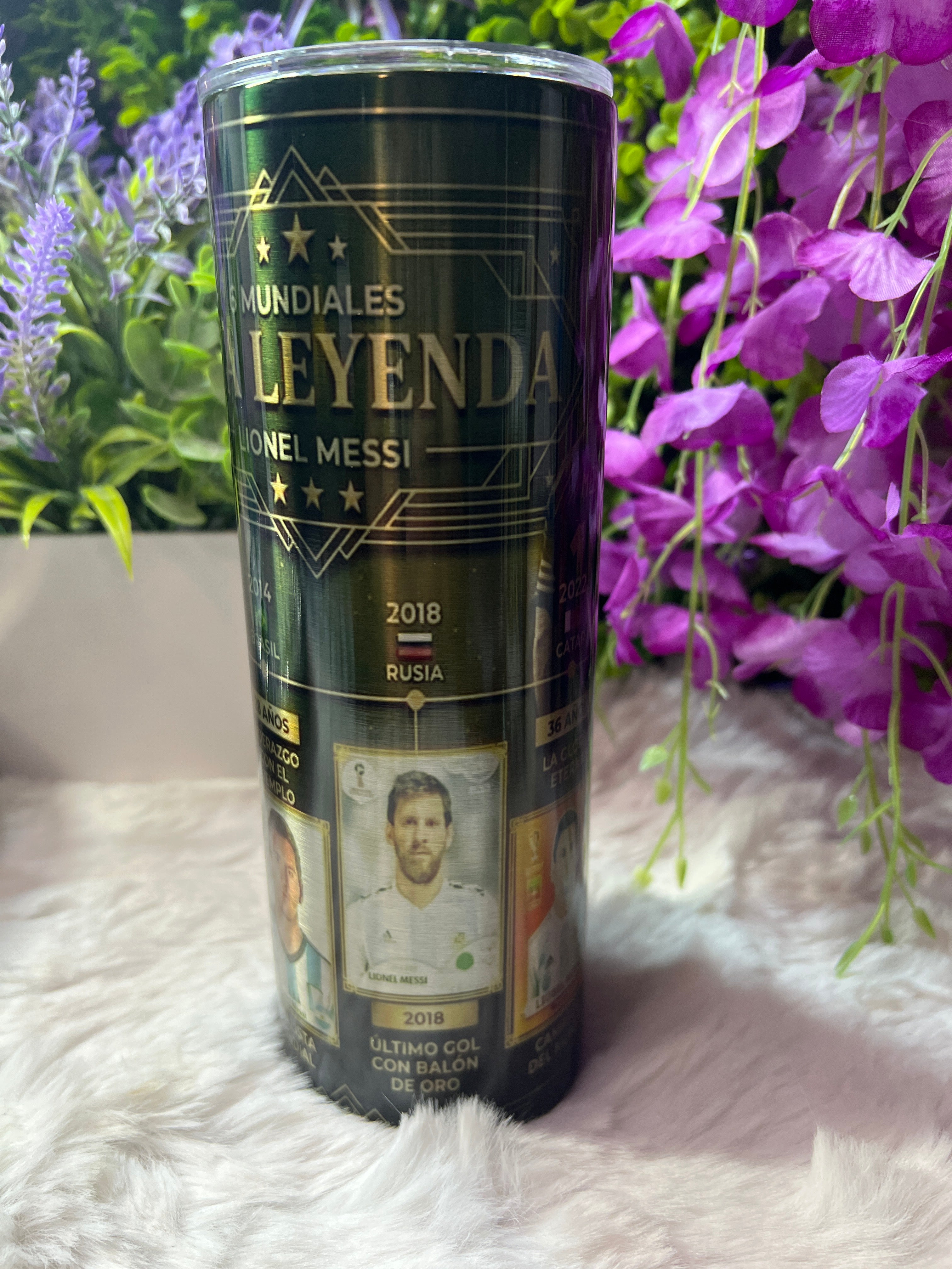 Messi tumbler acero inoxidable 20 oz