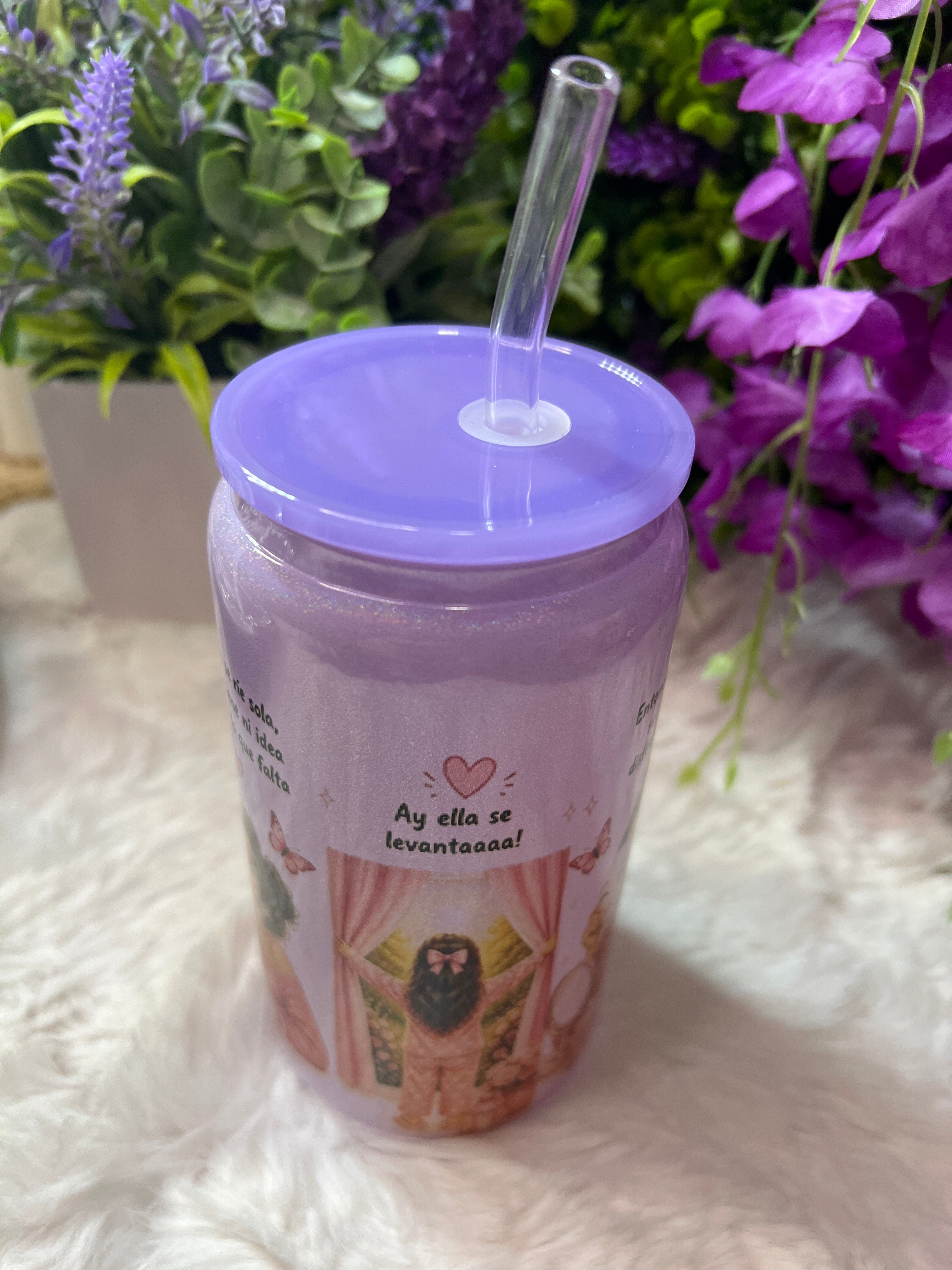 À la niña que fui glass cup 16 oz