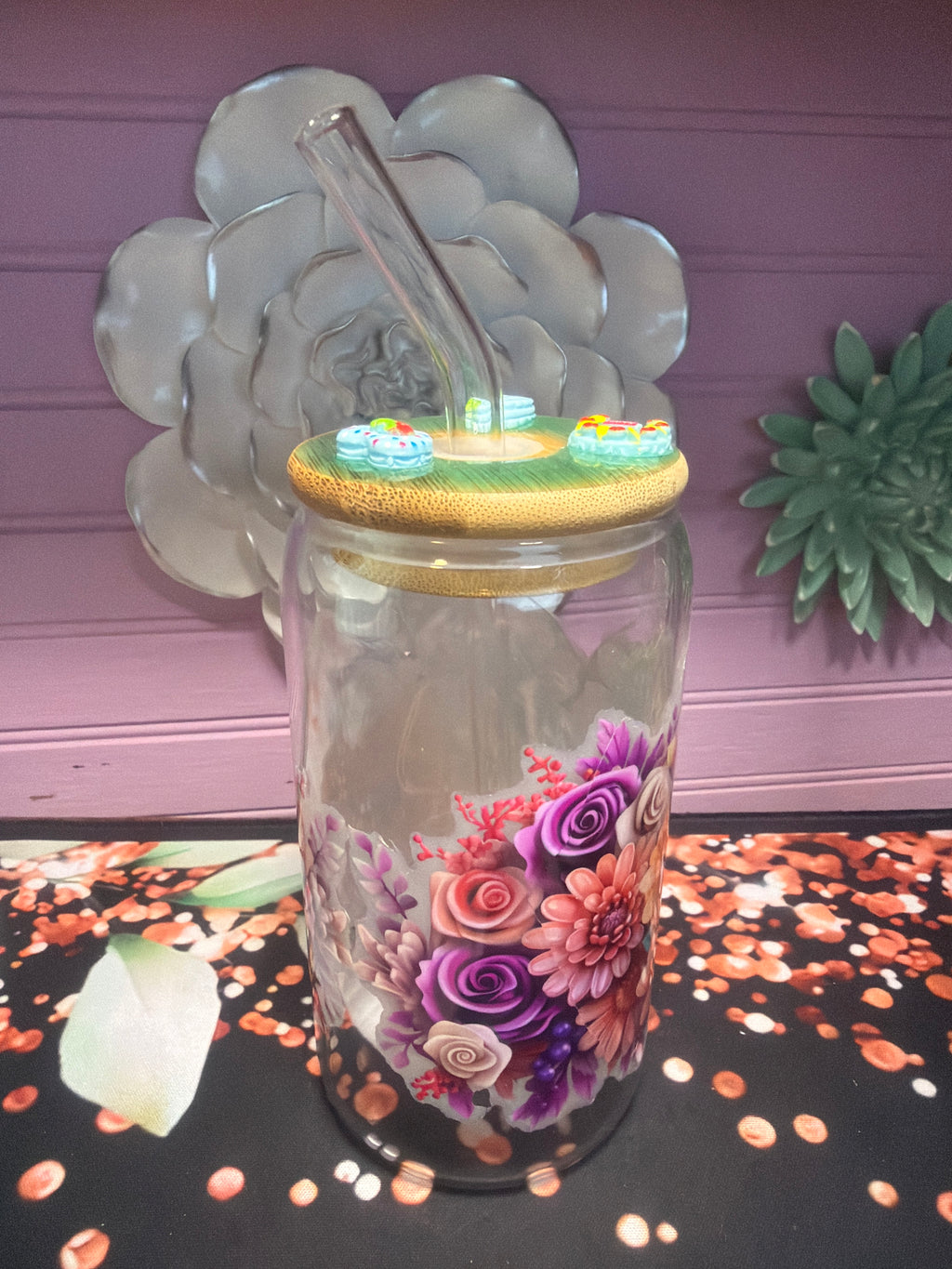 Stickers UV-DTF glass cup 16 oz