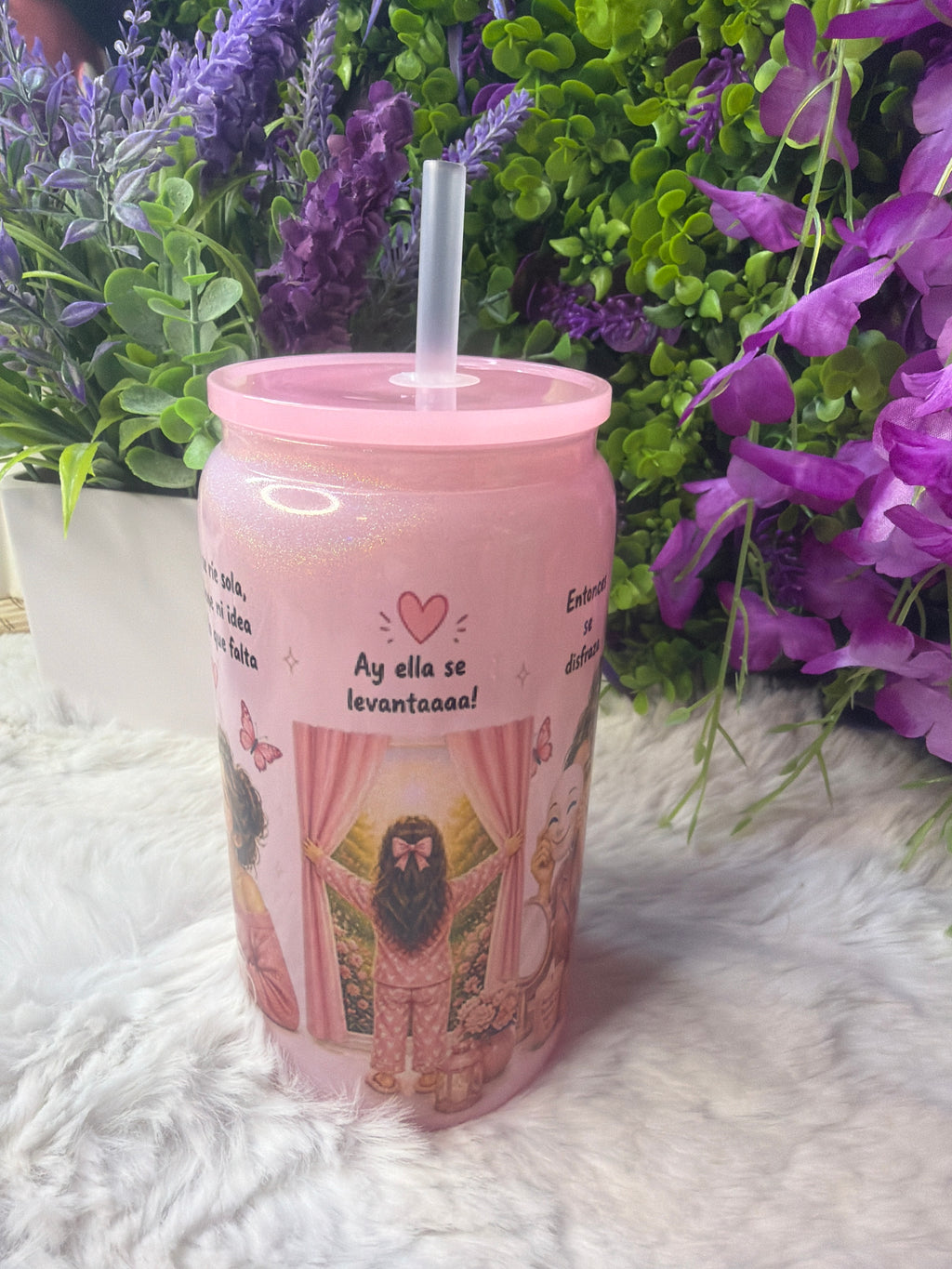 À La Niña Que fui vaso de vidrio 16 oz