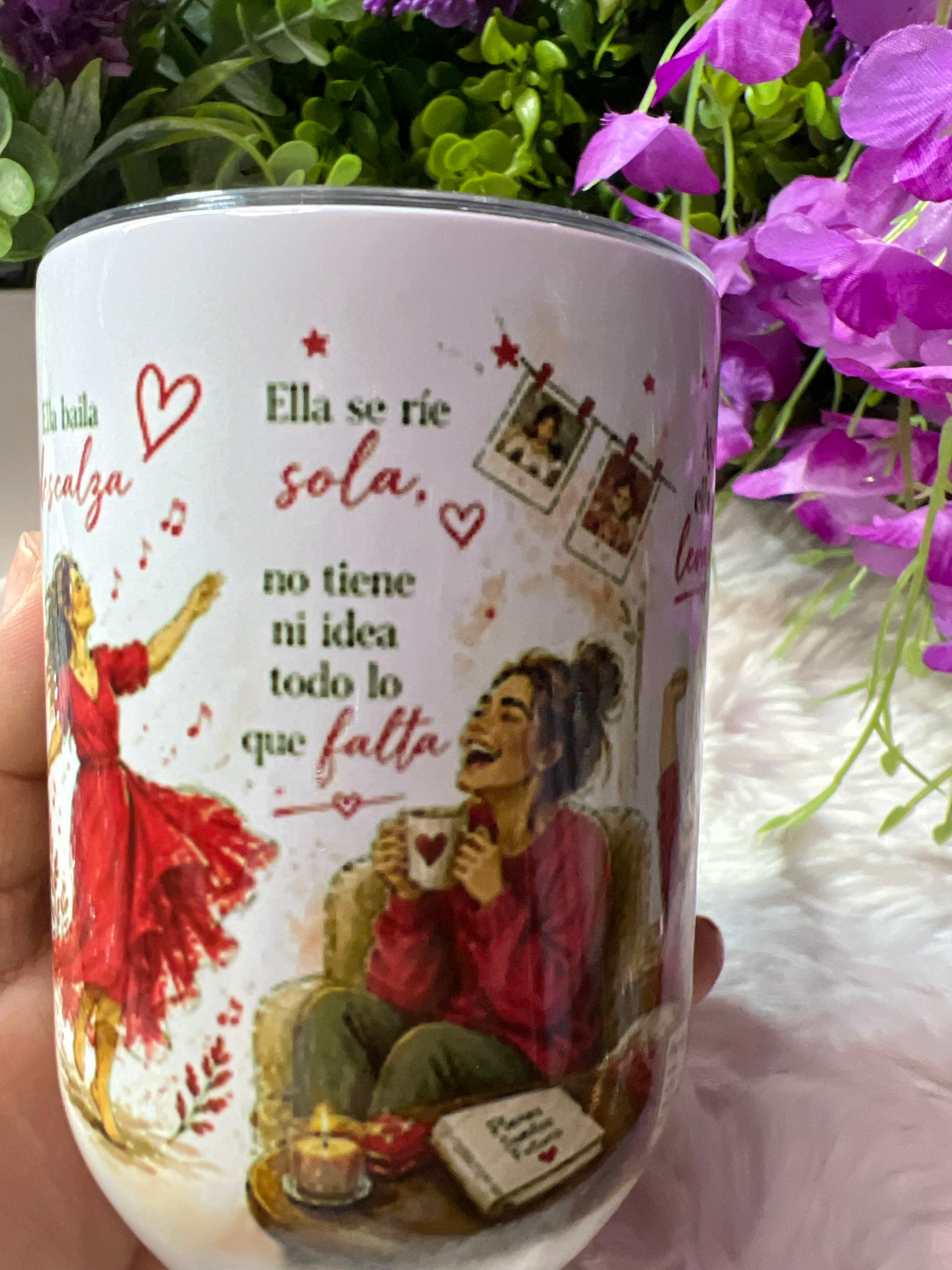 À la niña que fui cup 12 oz