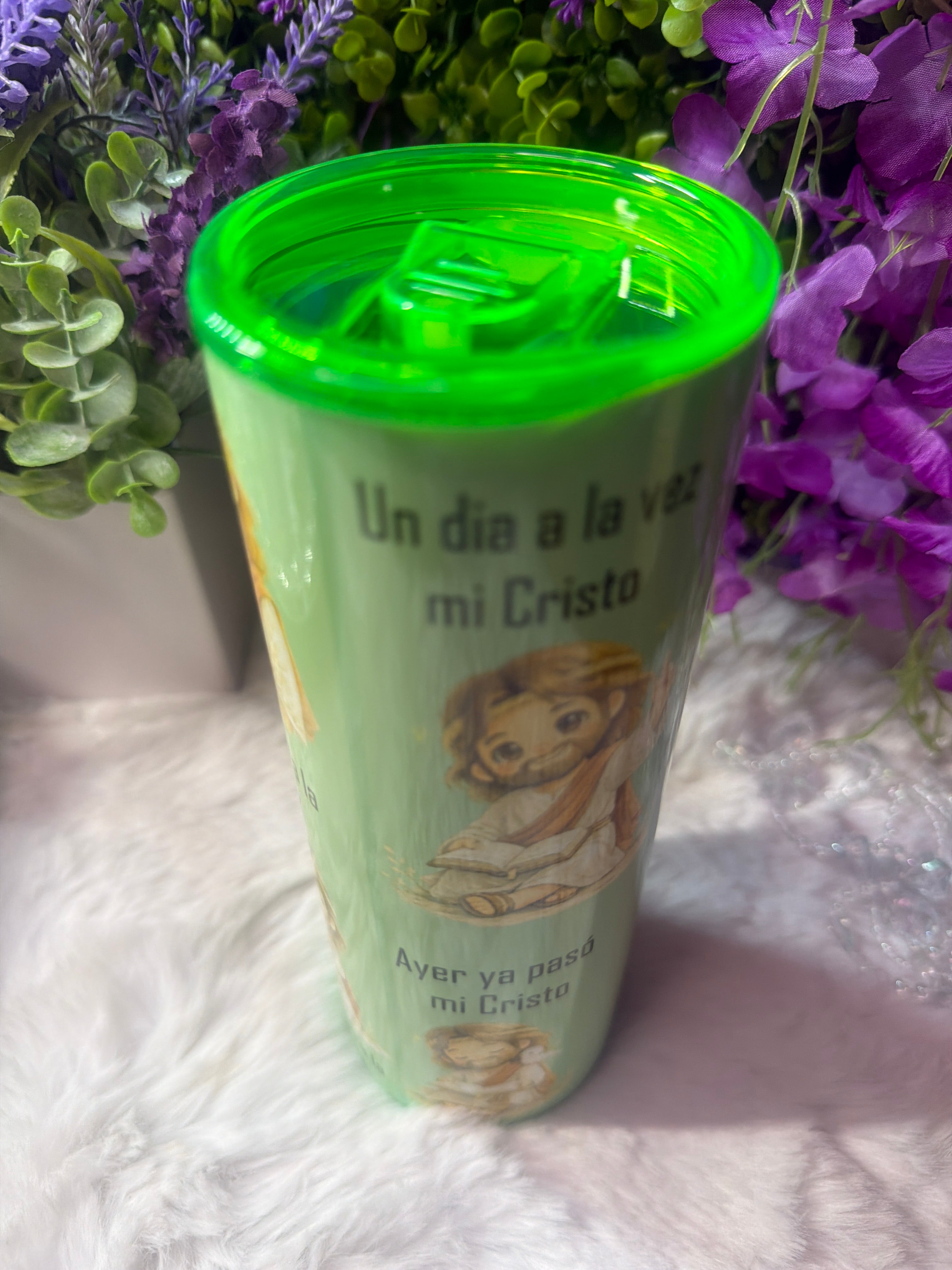 Un día à la vez tumbler 20 oz