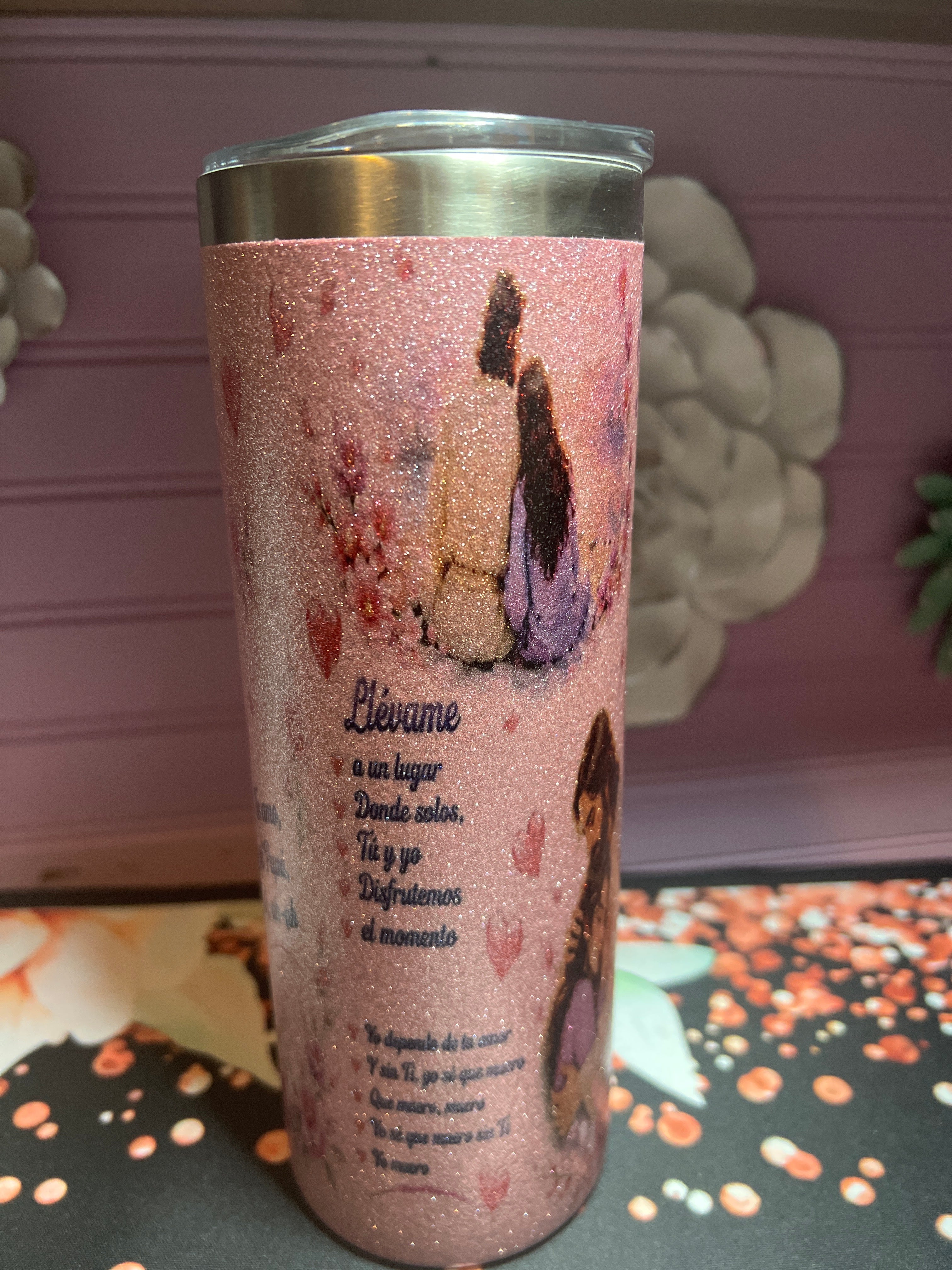 Pink tumbler 20 oz.