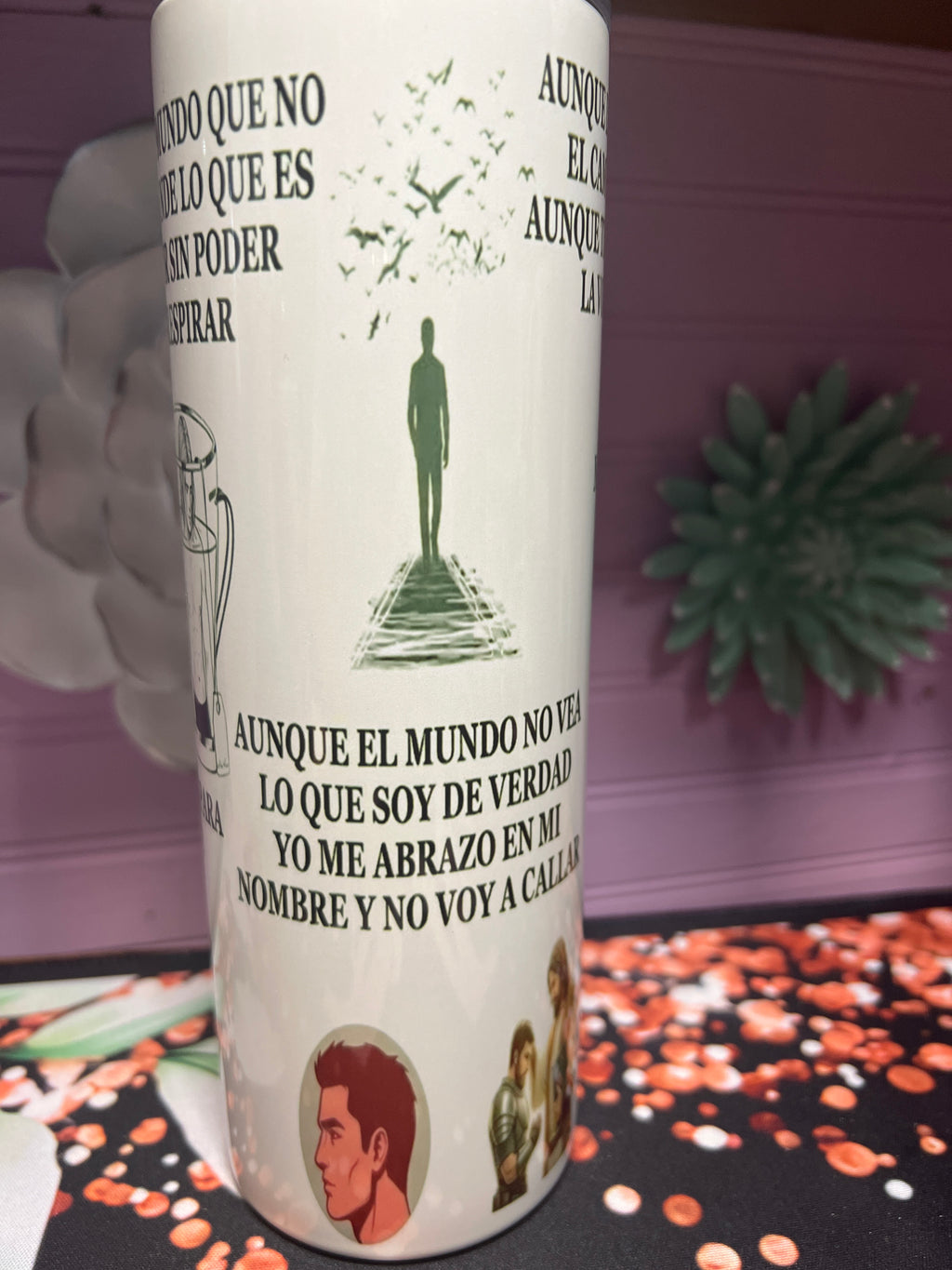 Nací para ser yo tumbler 20 oz