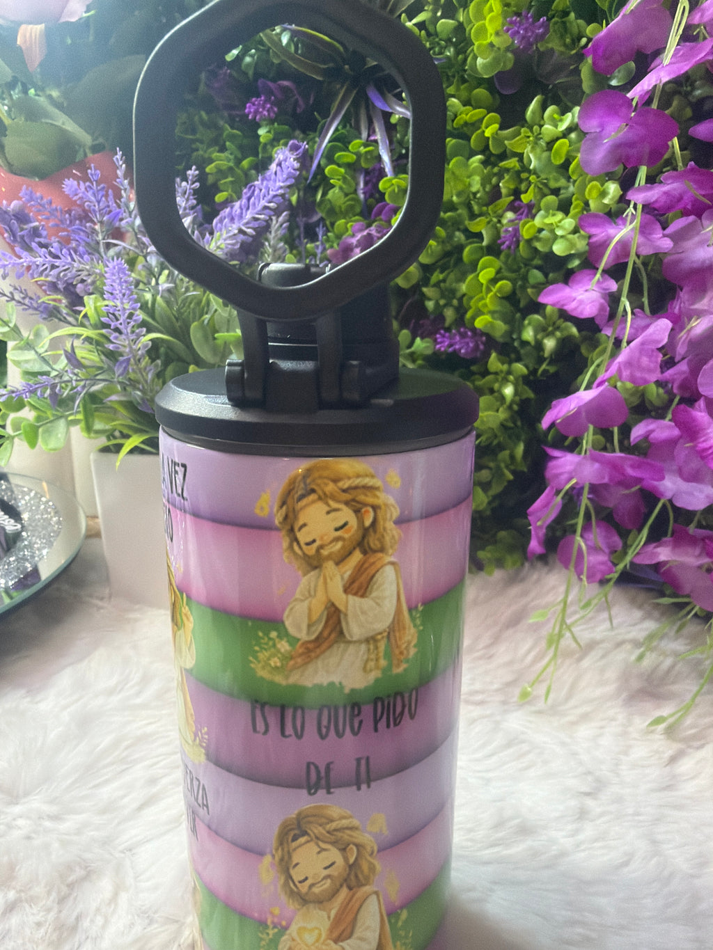 Un día a la vez tumbler 15 oz