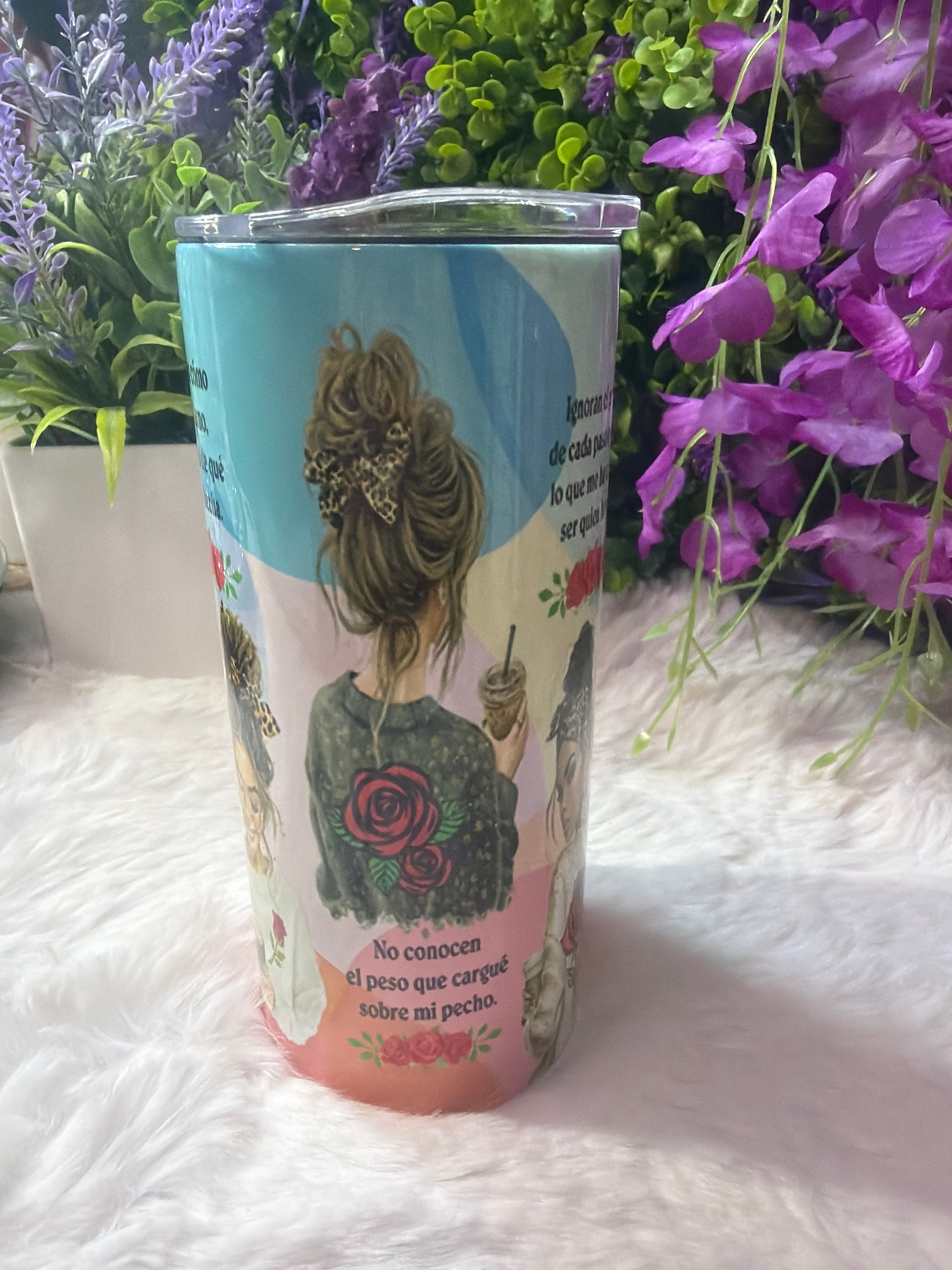 Salí de ahí tumbler 15 oz  2 in 1