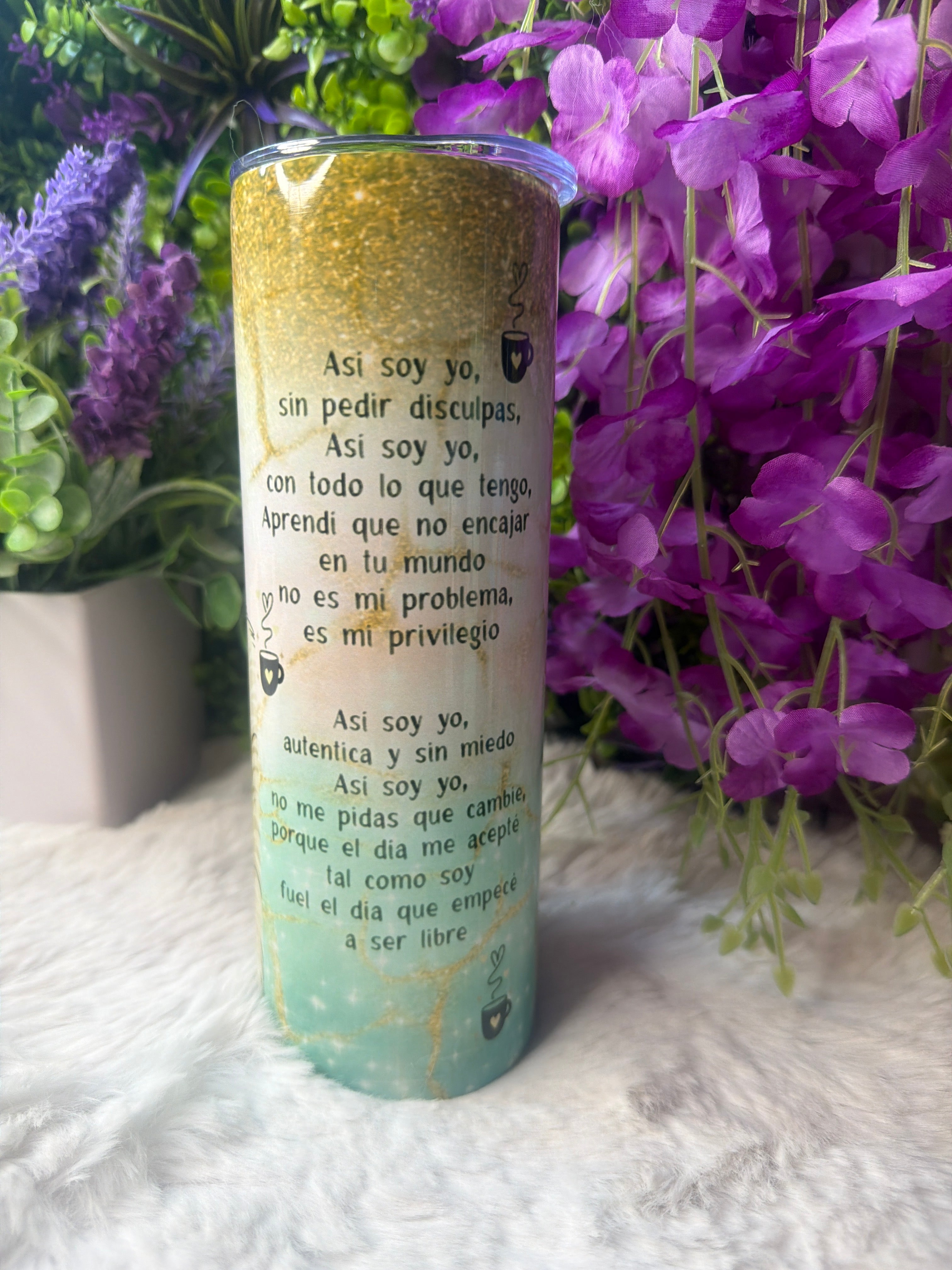 Así soy yo tumbler 20 oz