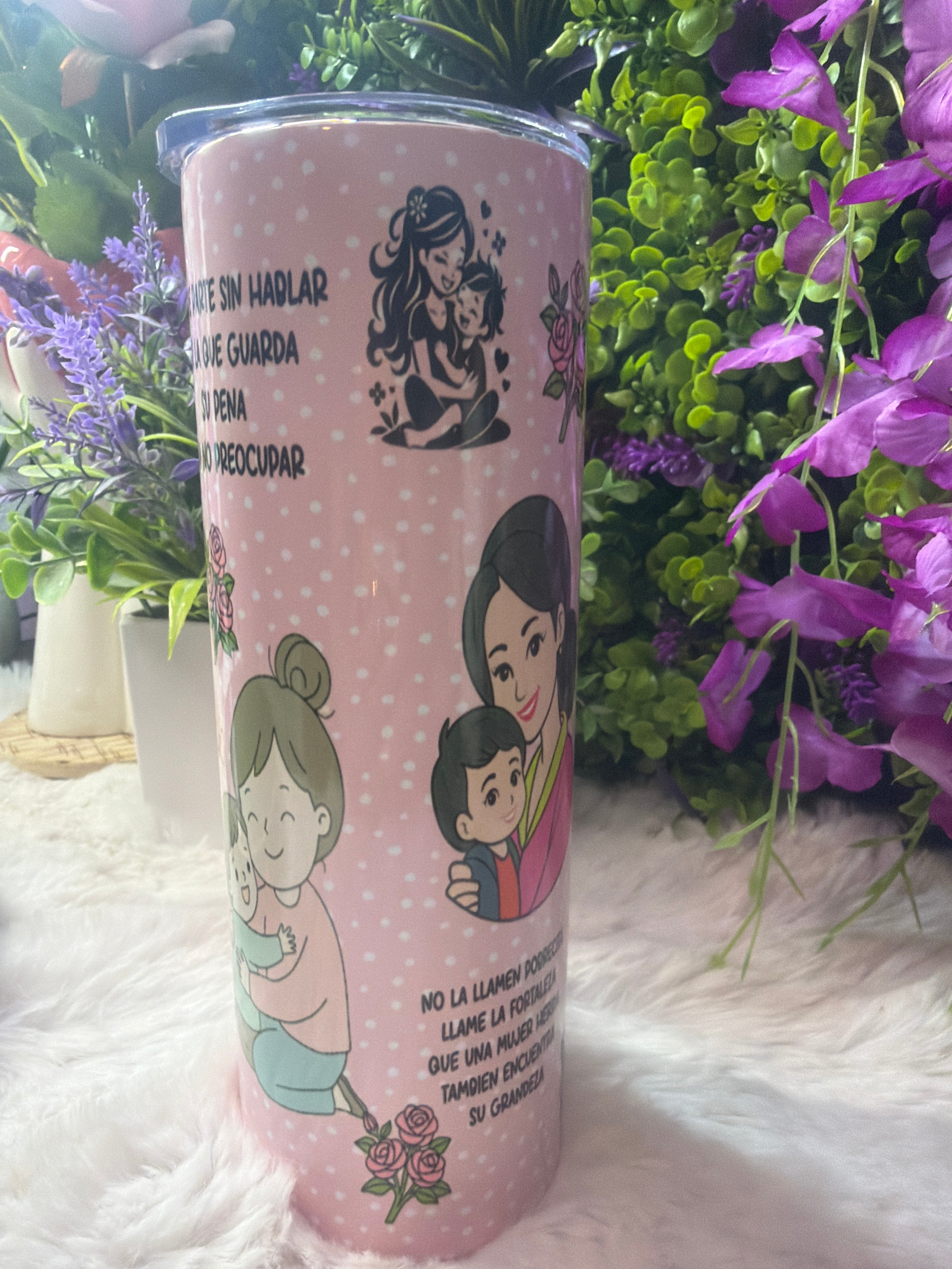 Sola se levantó tumbler 20 oz