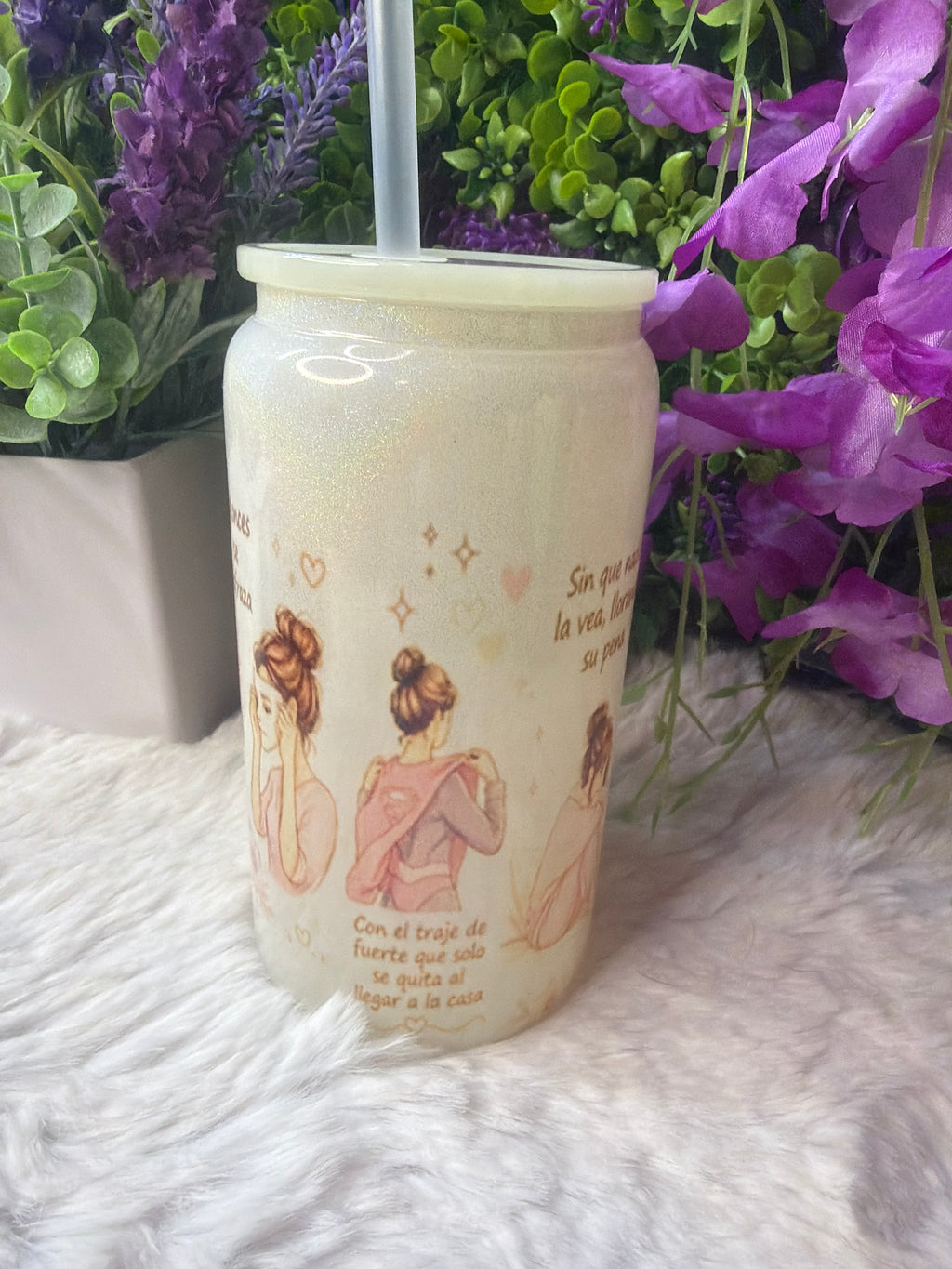 À la niña que fui glass cup 16 oz