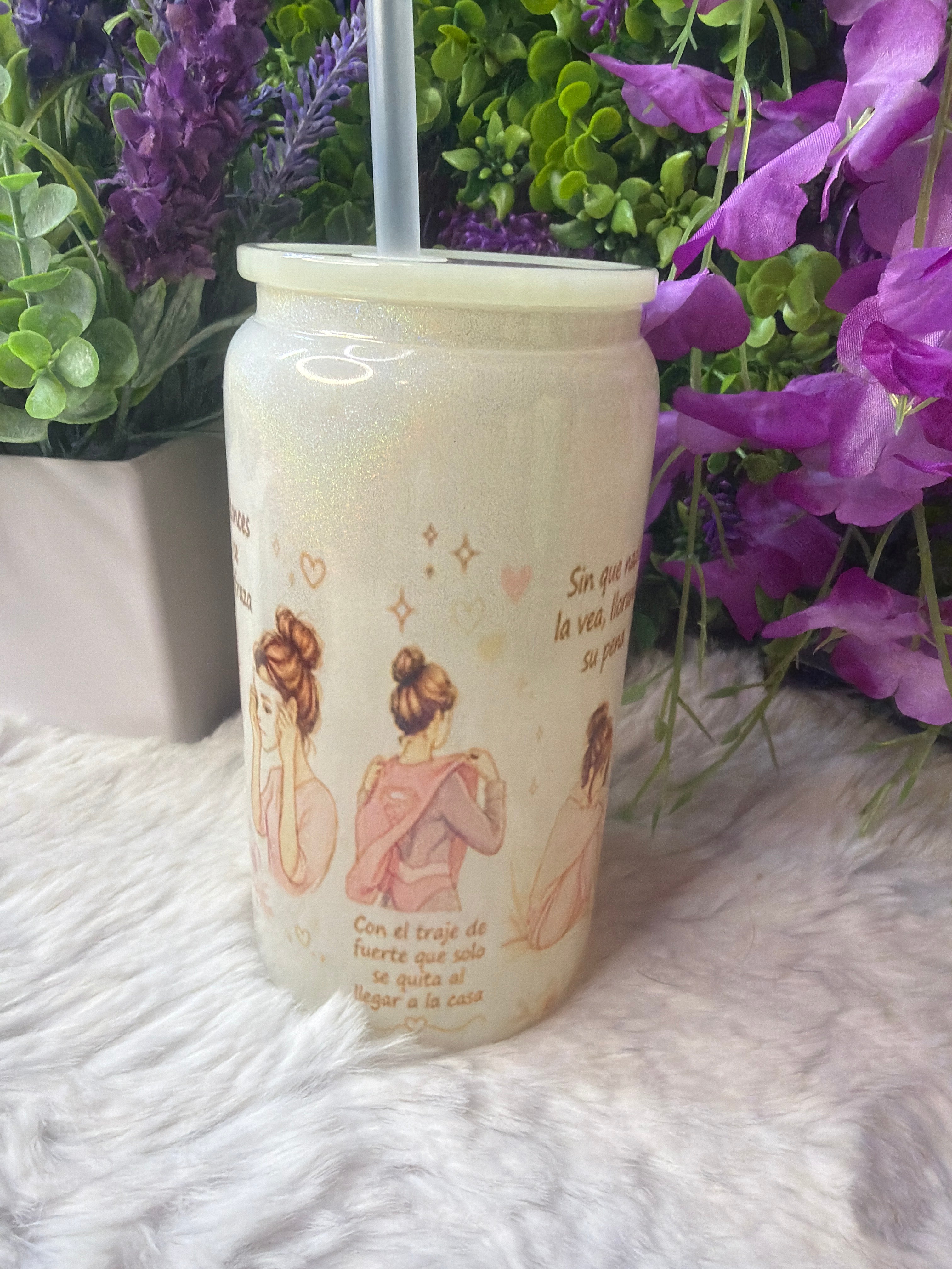 À la niña que fui glass cup 16 oz