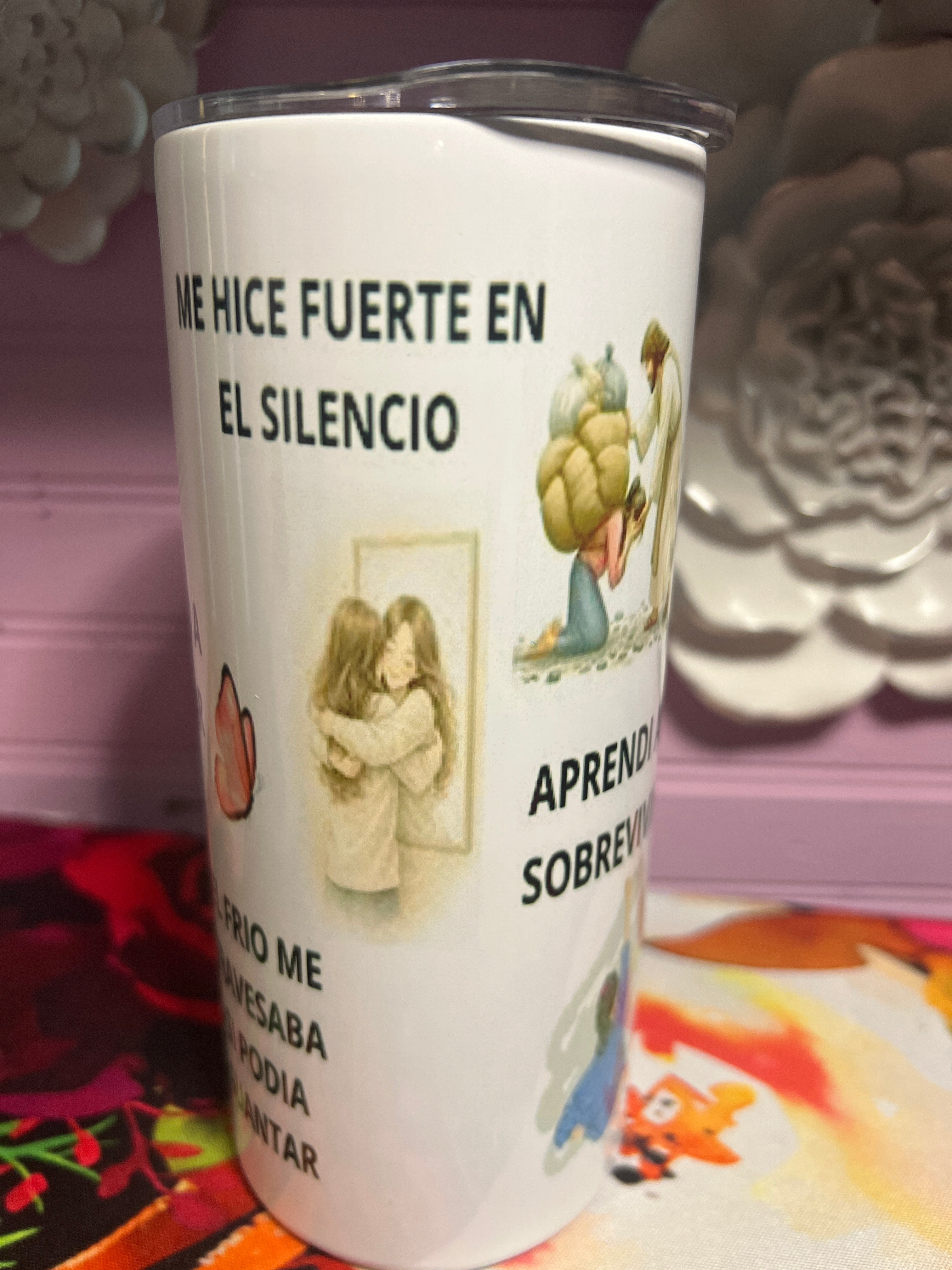 Que hablen de mí tumbler 15 oz