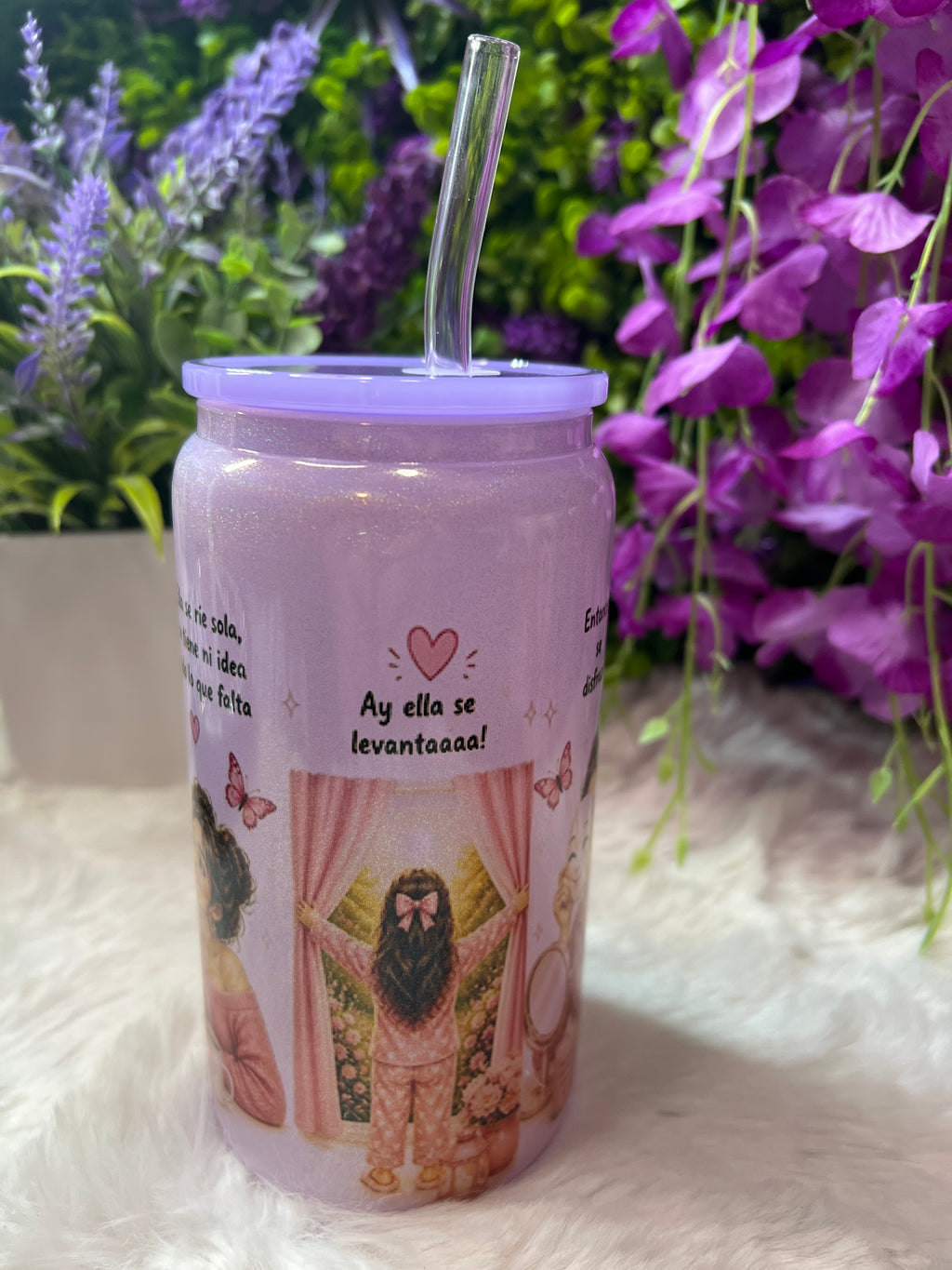 À la niña que fui glass cup 16 oz