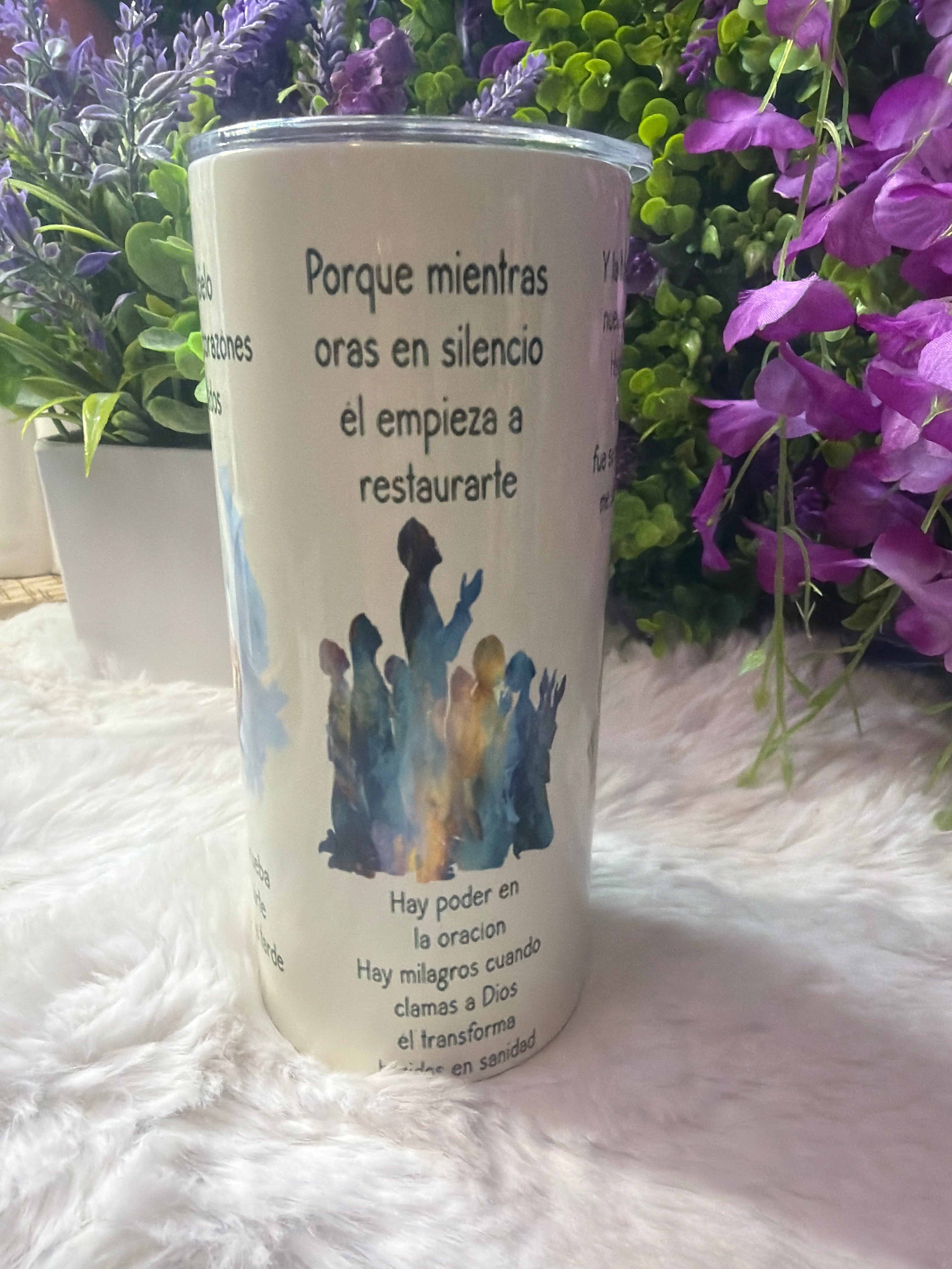 Hay poder en la oración tumbler 15 oz