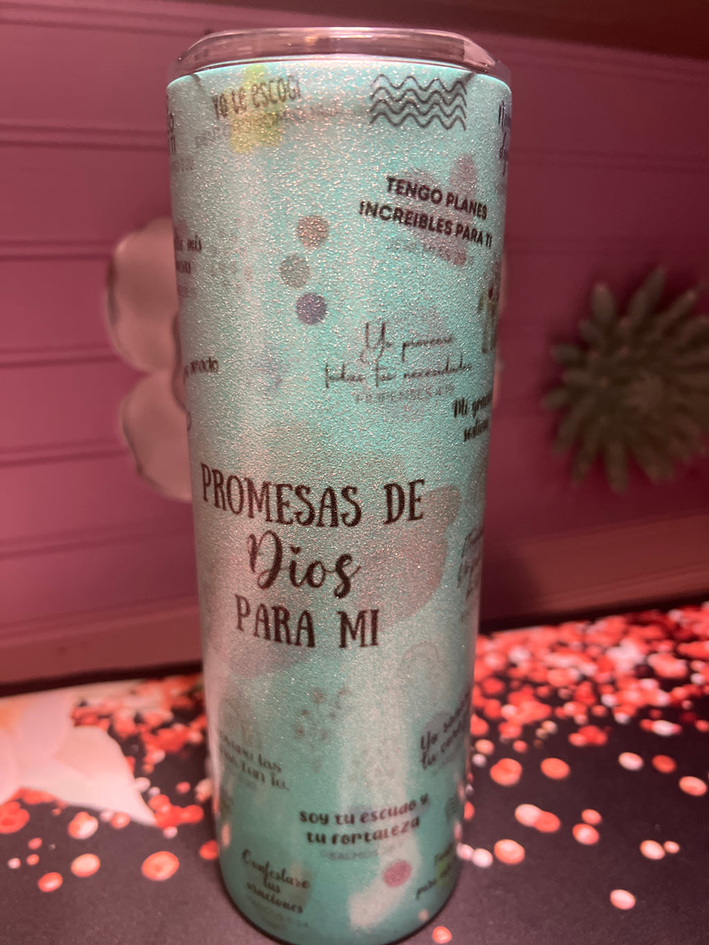 Promesa de Dios para mi tumbler 20oz