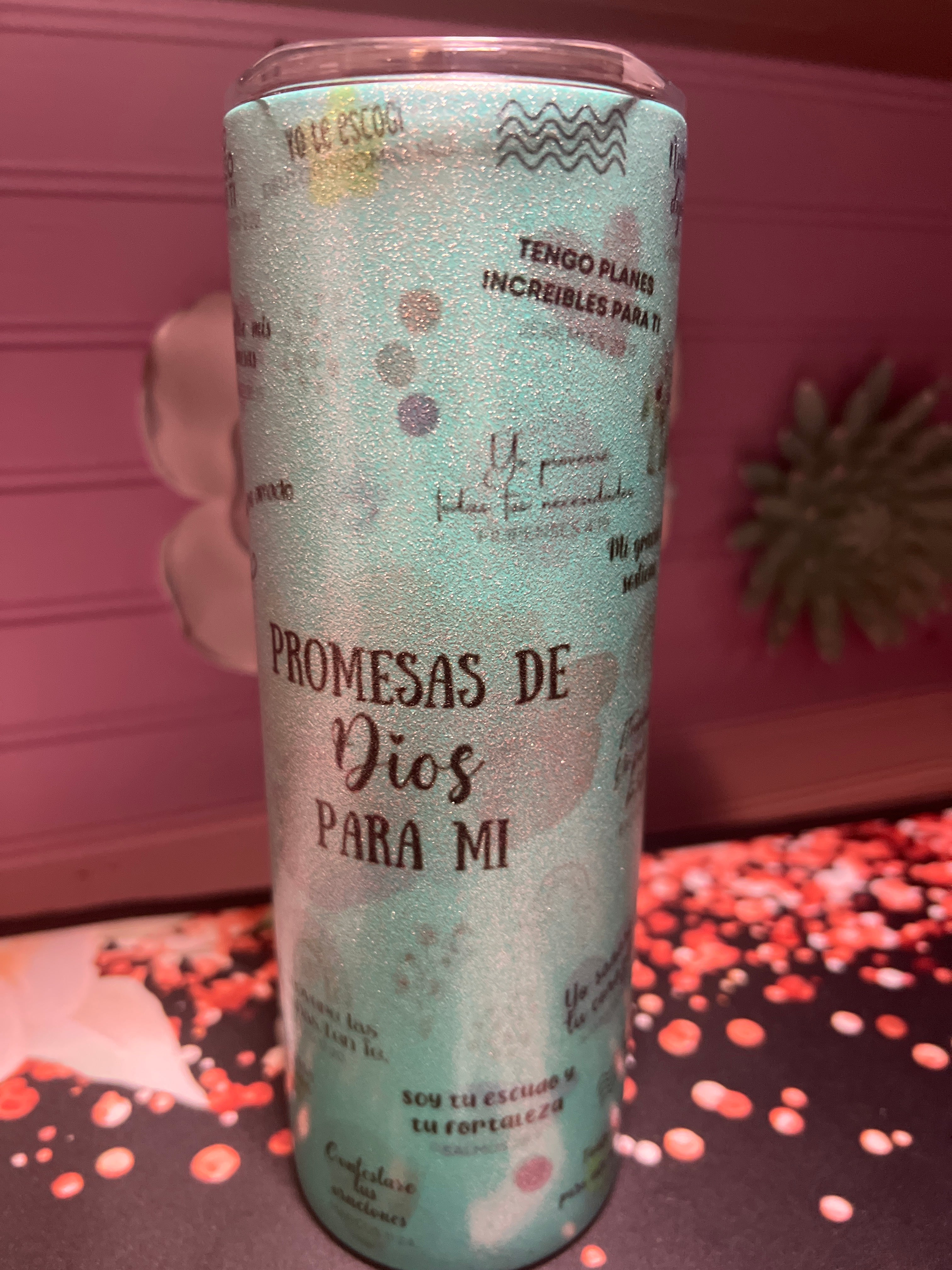 Promesa de Dios para mi tumbler 20oz