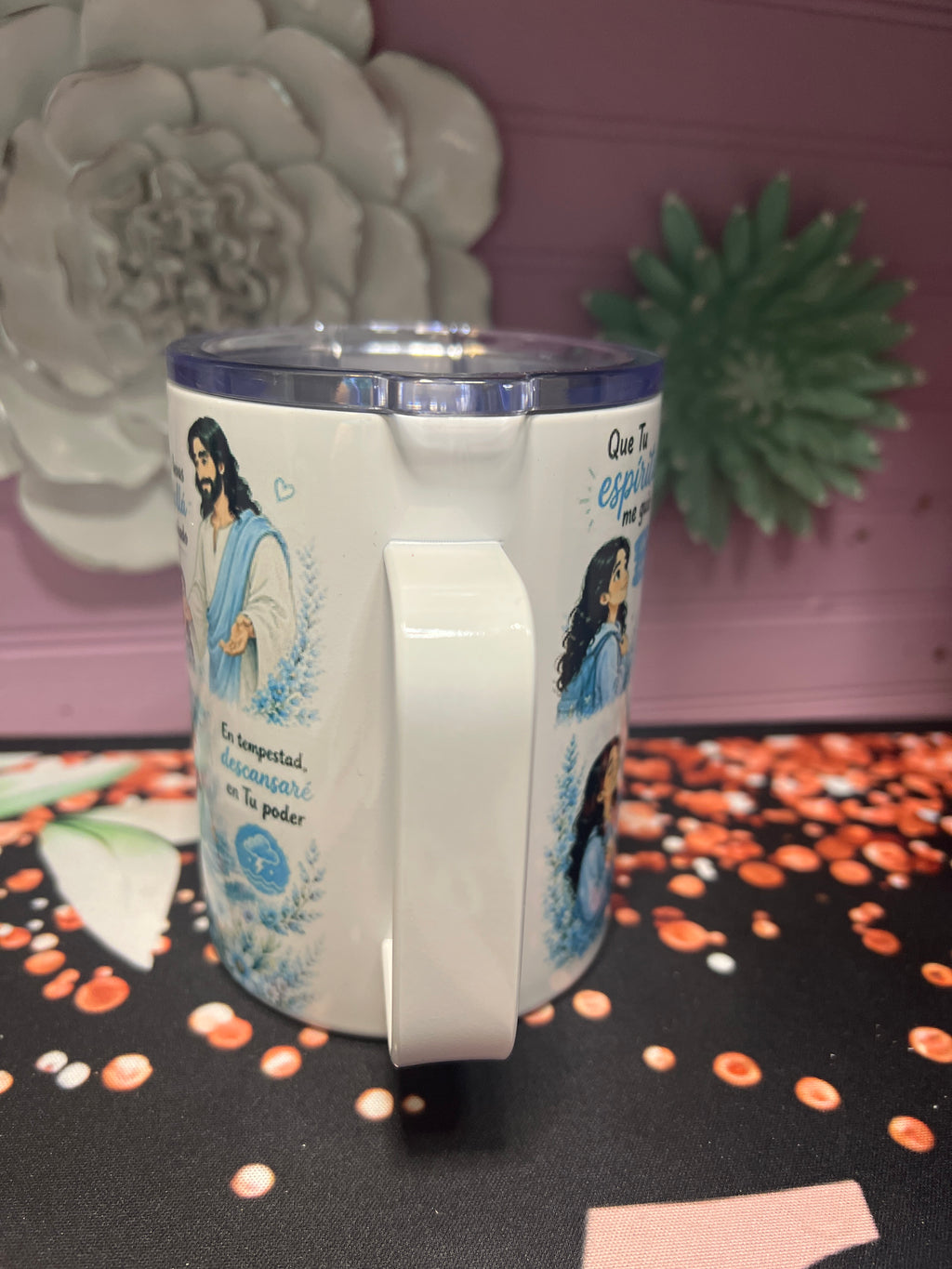 Que tu espíritu me guíe taza 12 oz