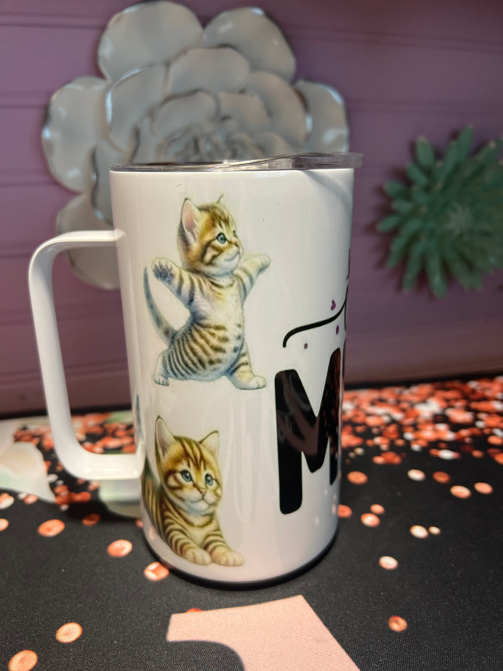 Cat Mom taza 14 oz