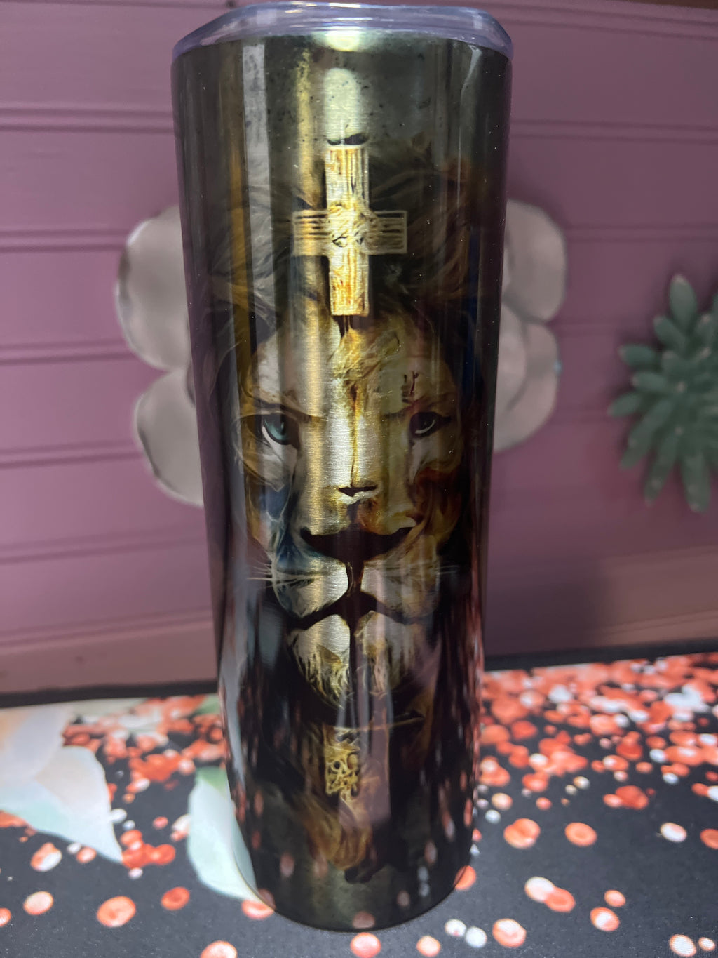 Jehova es tu guardador acero inoxidable tumbler 20oz