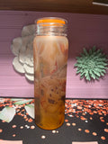 Texas frosted glass cup 17 oz