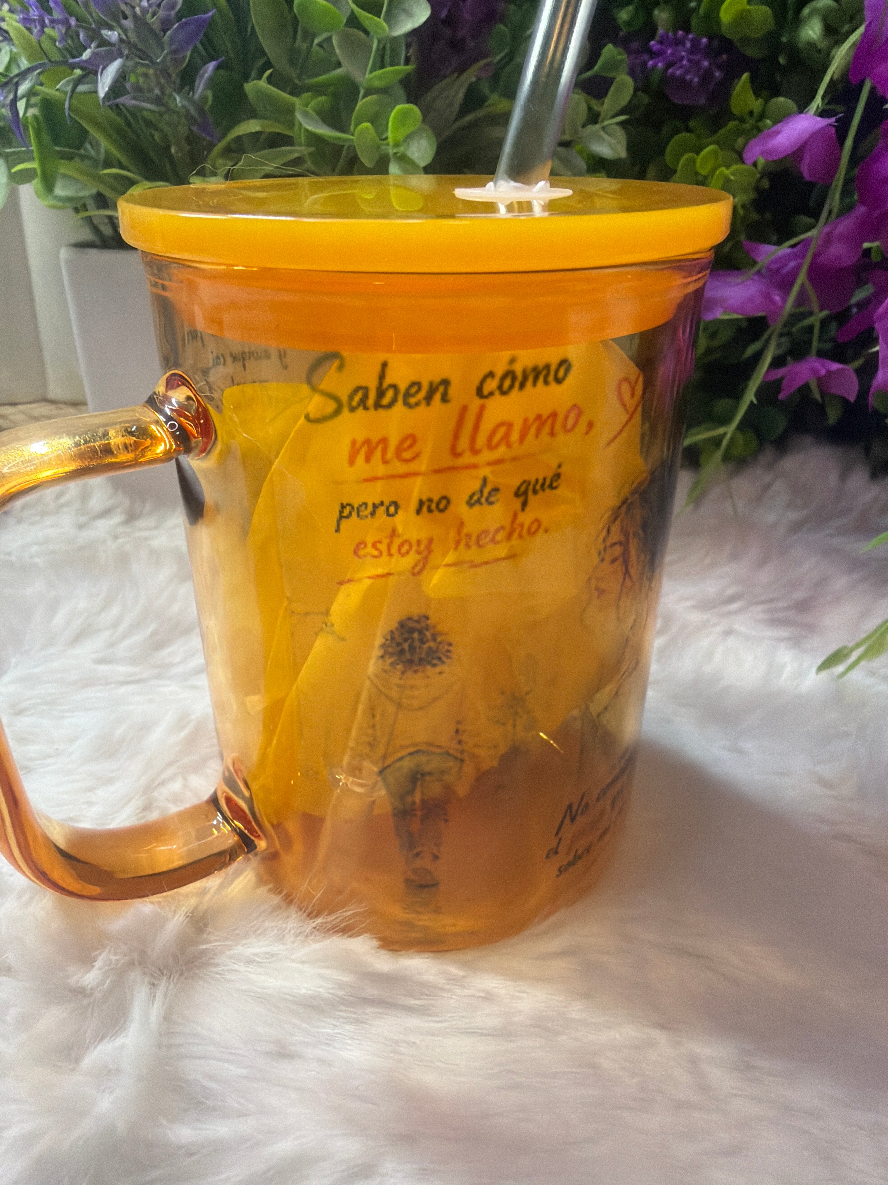 Salí de ahí glass cup 17 oz