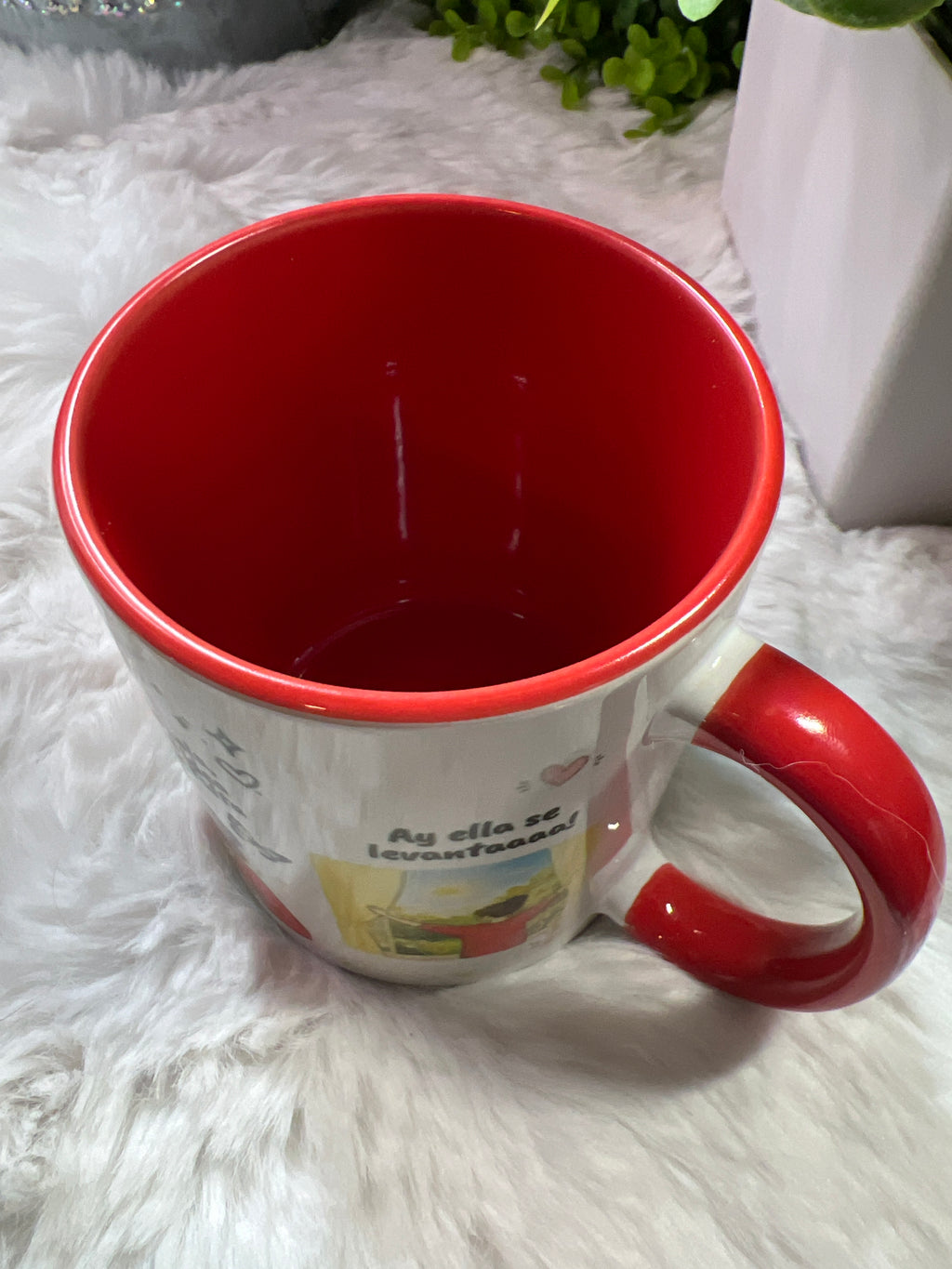À la niña que fui taza roja 11 oz