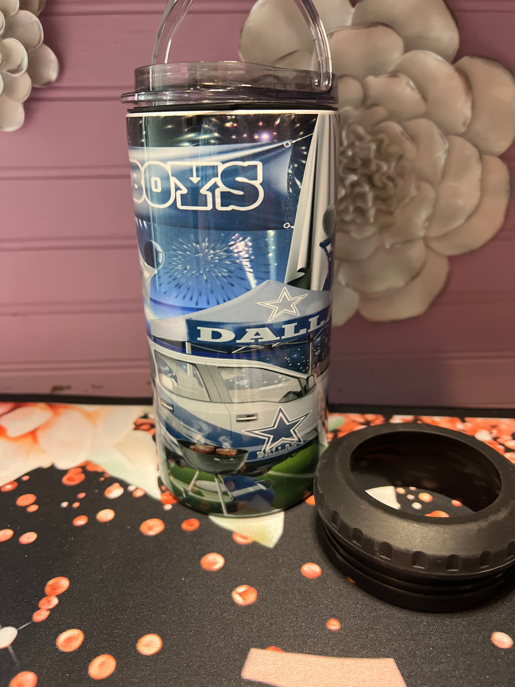 Cowboys tumbler 16 oz 4 in 1