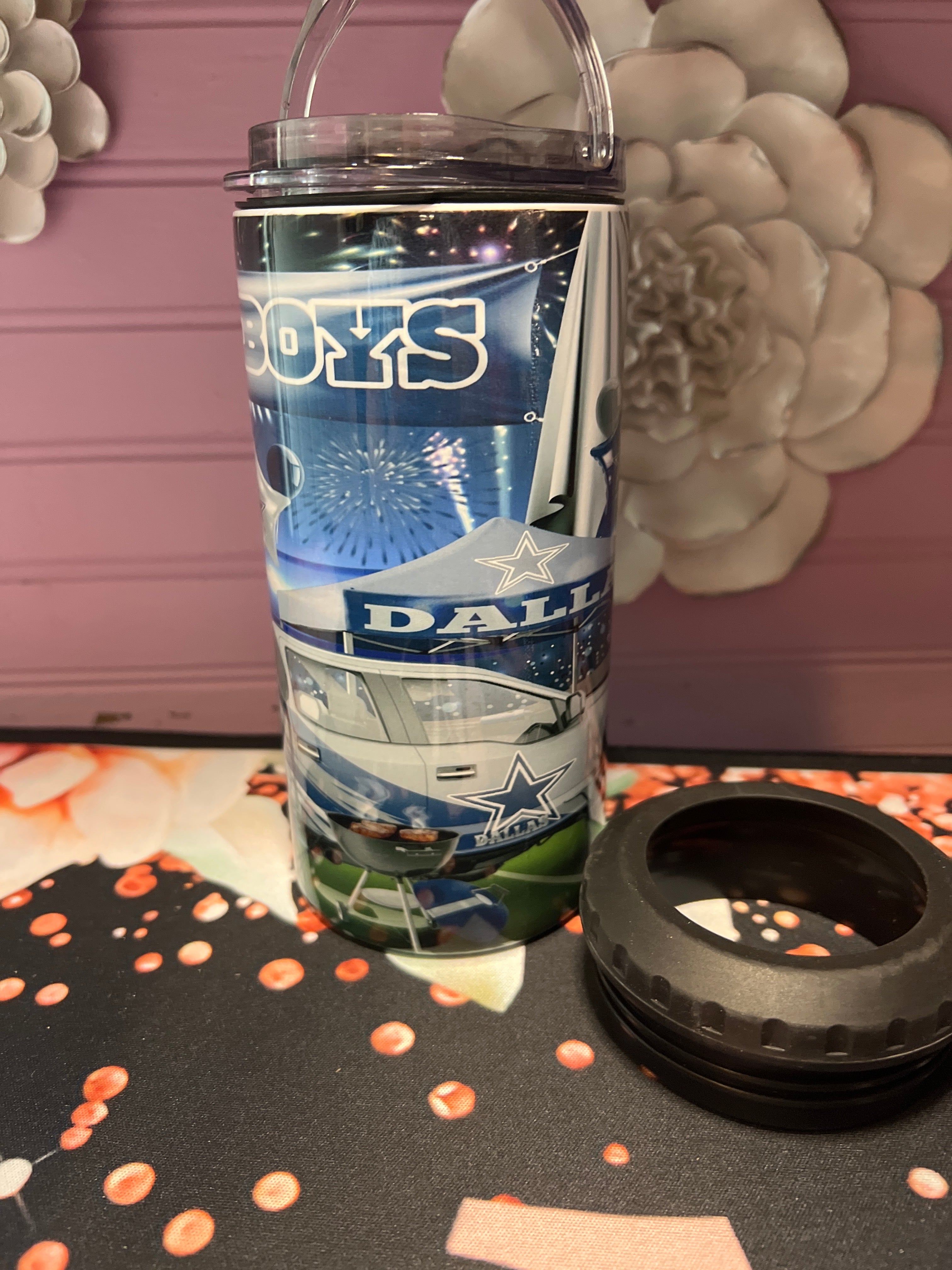 Cowboys tumbler 16 oz 4 in 1