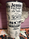 Textos bíblicos tumbler 22 oz