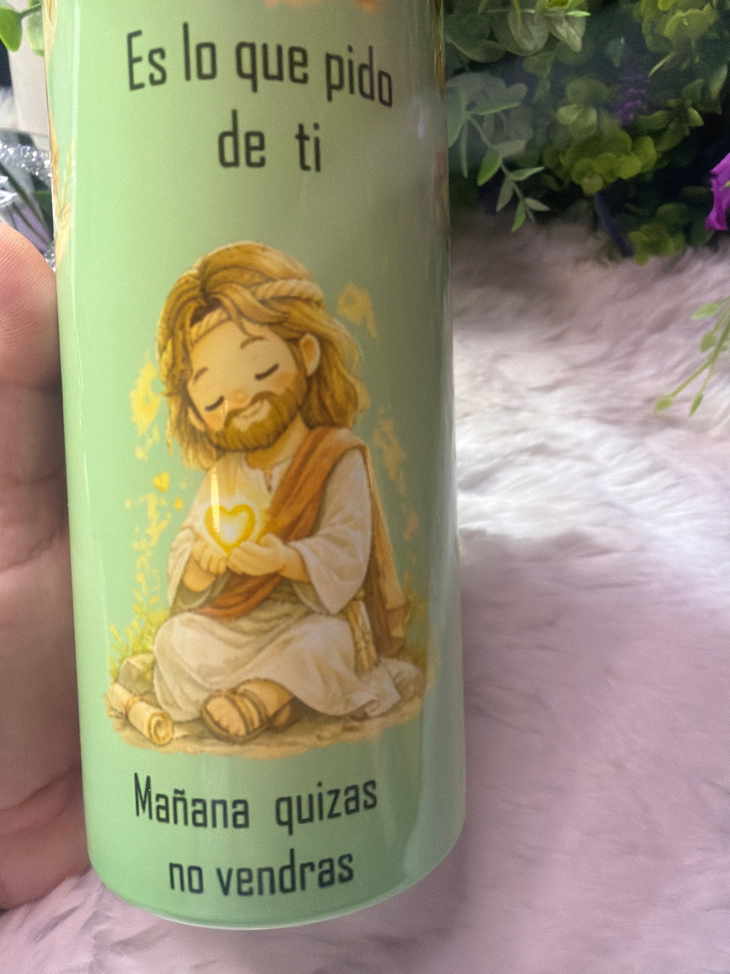Un día à la vez tumbler 20 oz