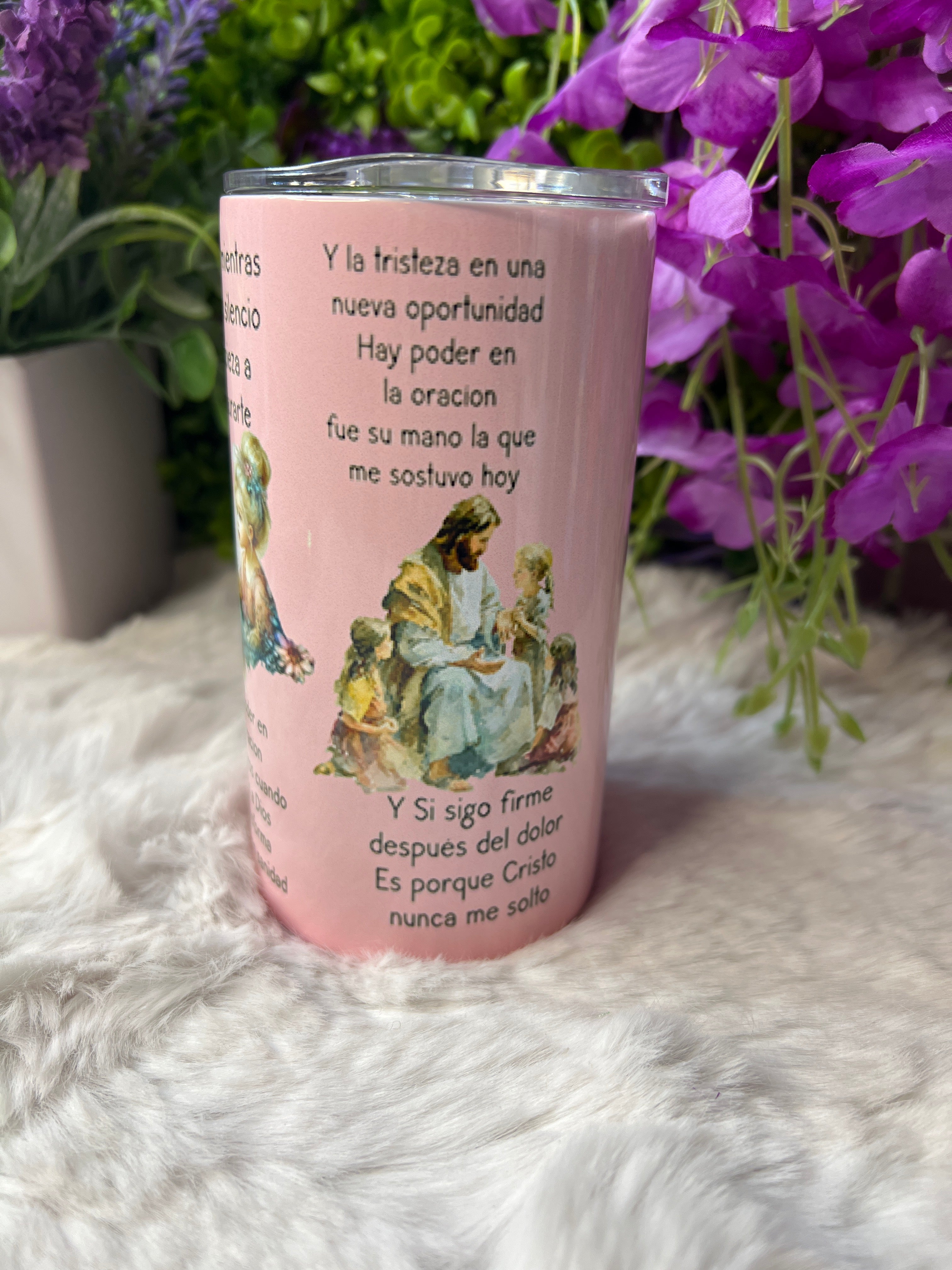 Hay poder en la oración tumbler 12 oz