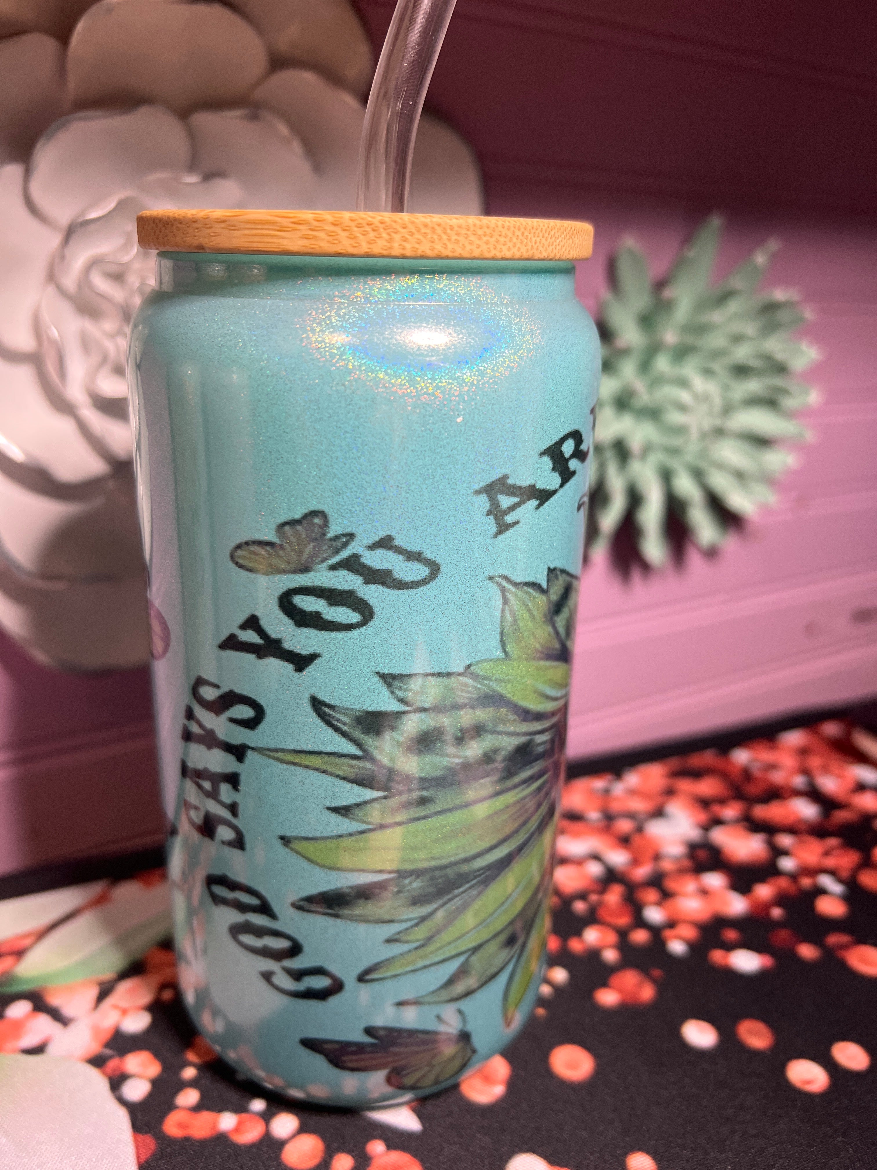 Glass cup 16 oz