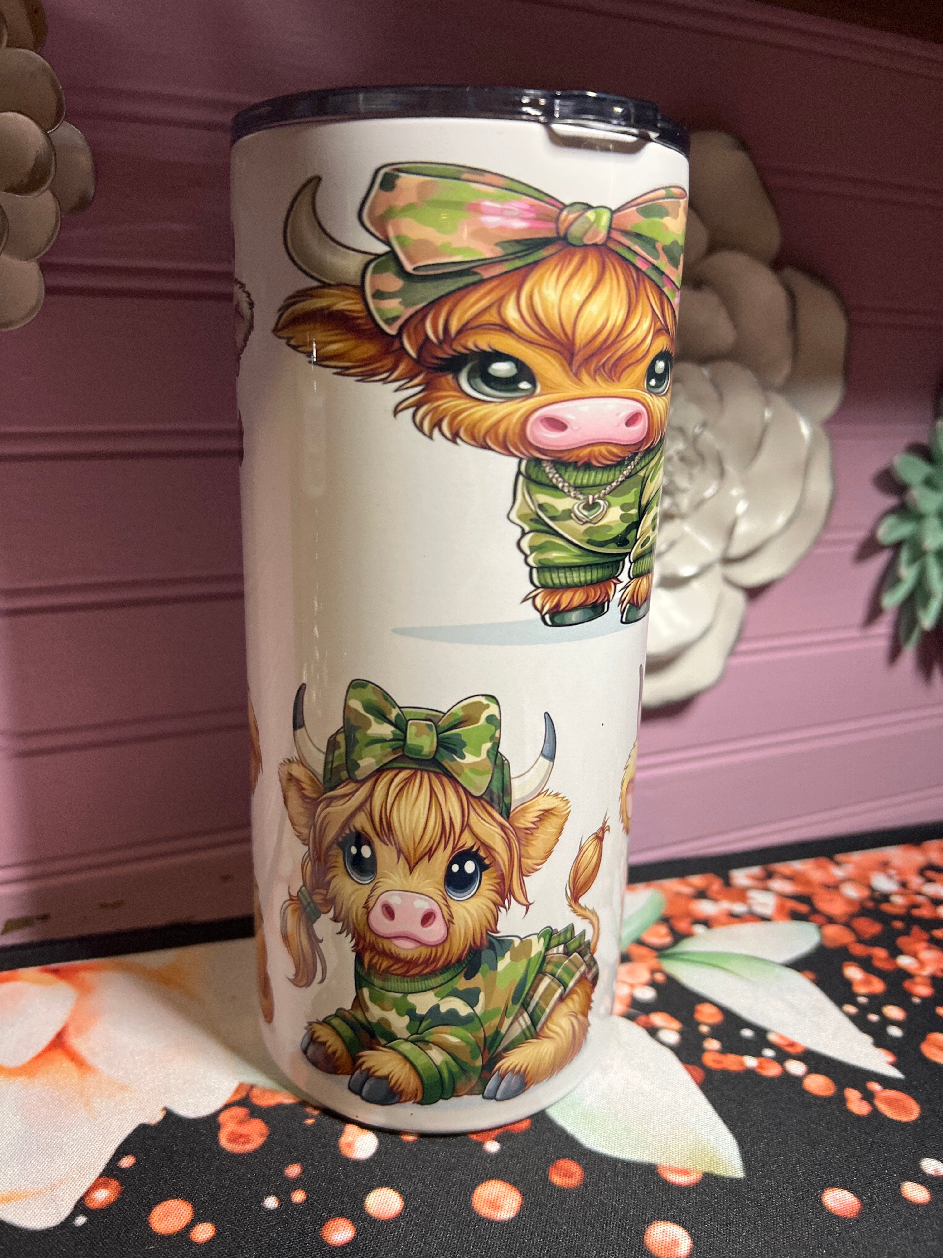 Vaquita coquetas tumbler 22oz