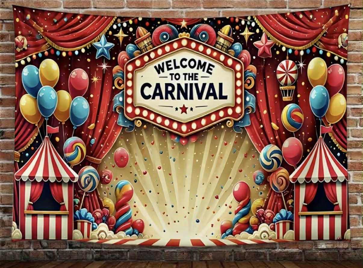 Welcome to the carnival 70”x90”