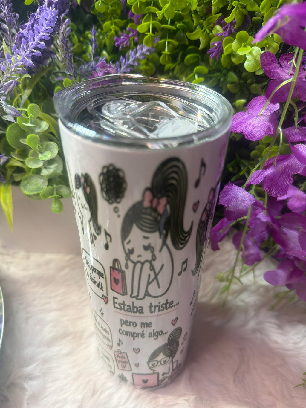 Estaba triste tumbler 20 oz