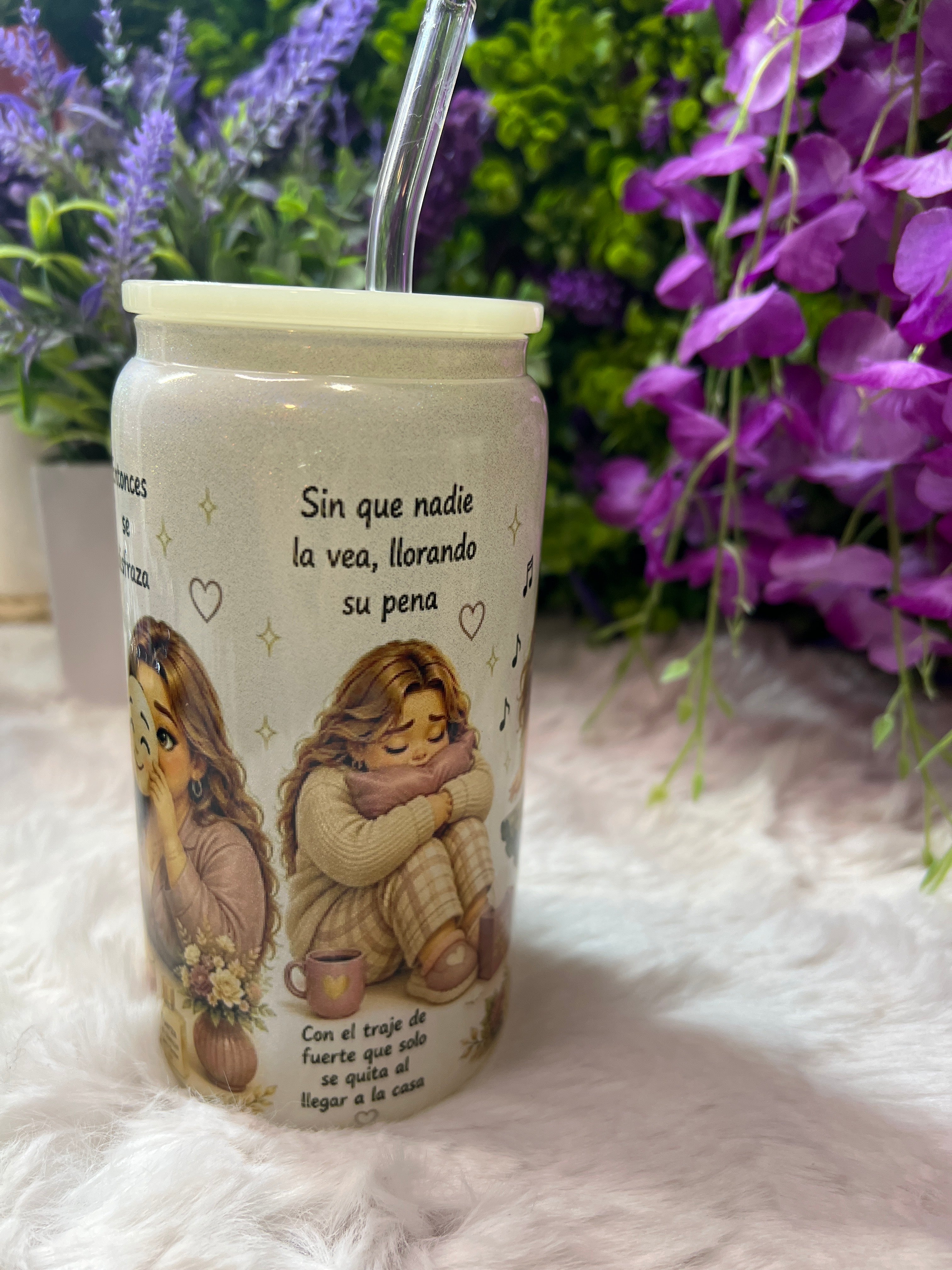 À la niña que fui glass cup 16 oz