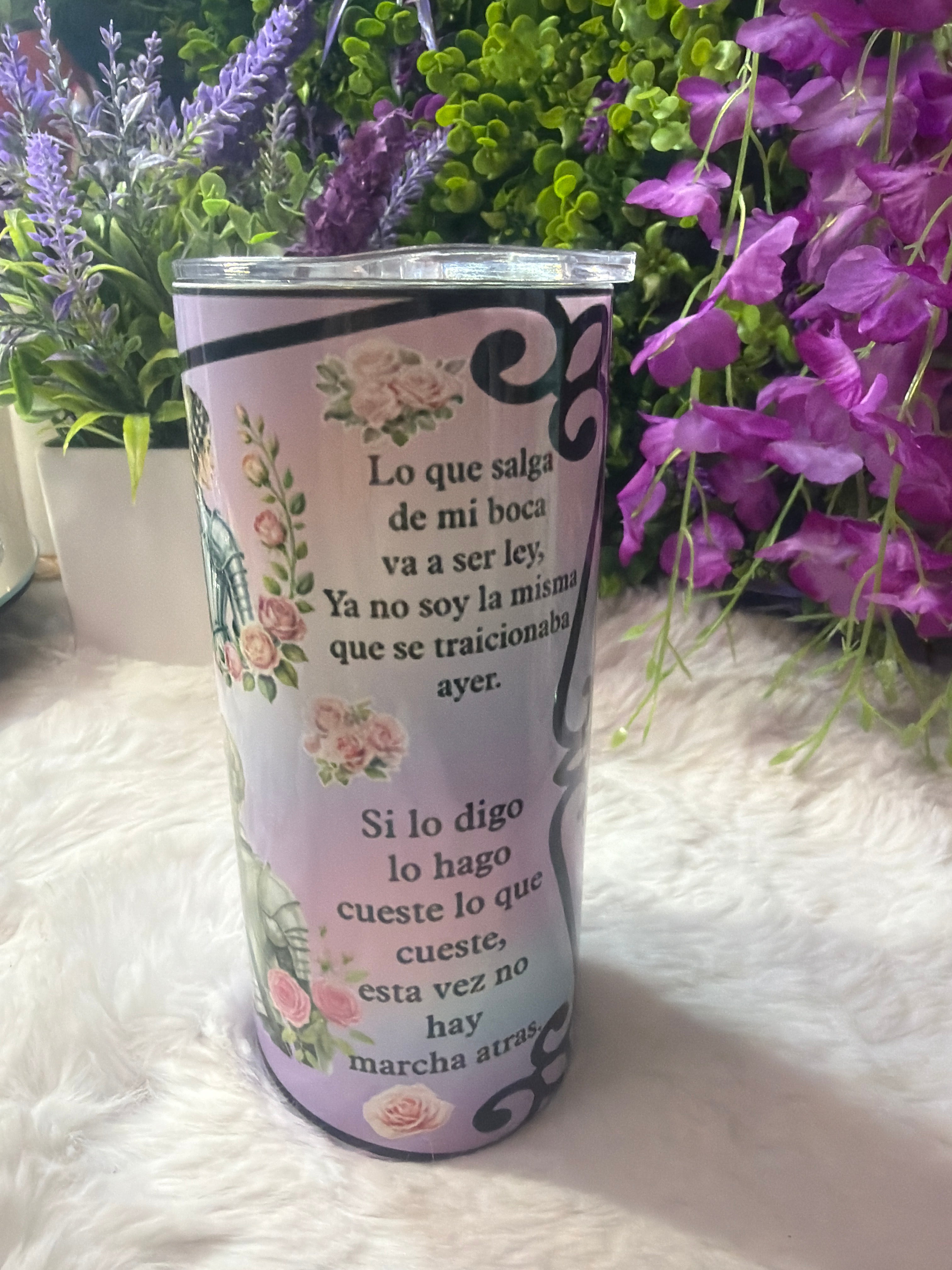 Me lo debo tumbler 15 oz