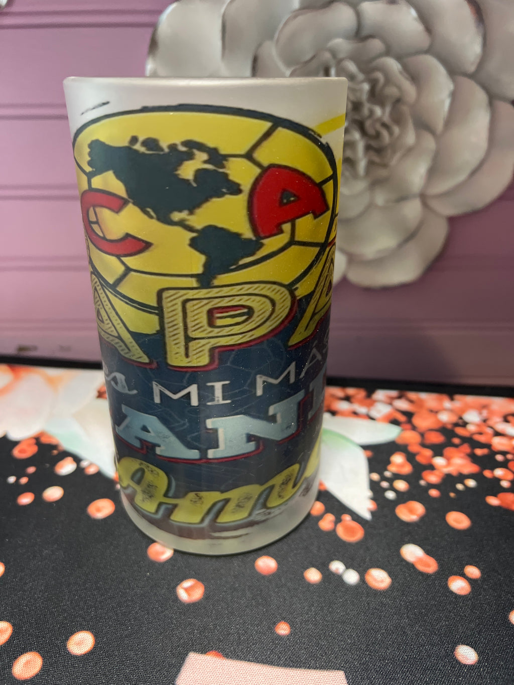 Tarro America papá eres mi más grande amor 16 oz