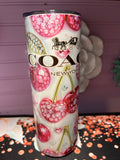 Coach tumbler 20 oz