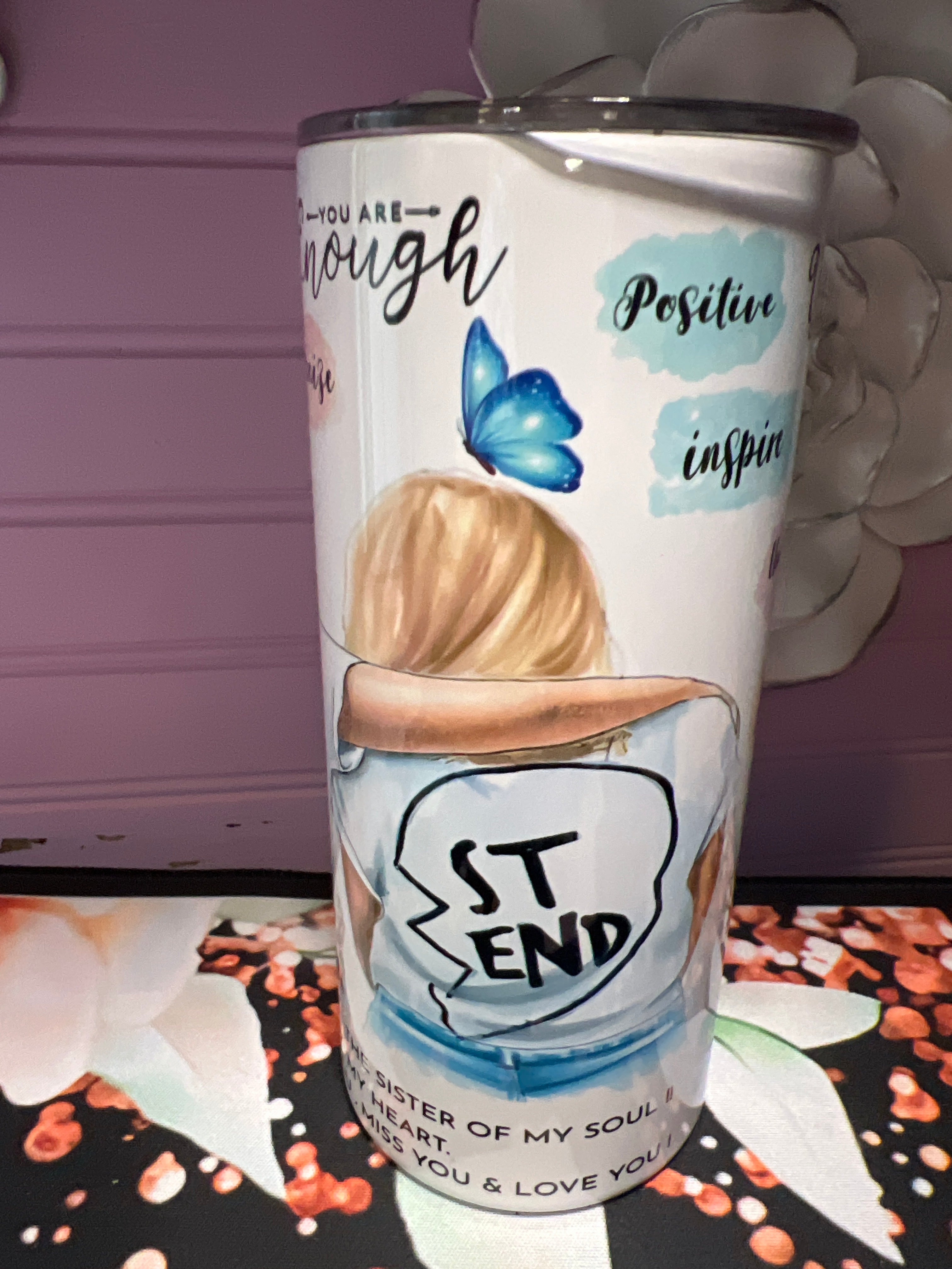 The Sister tumbler 15 oz