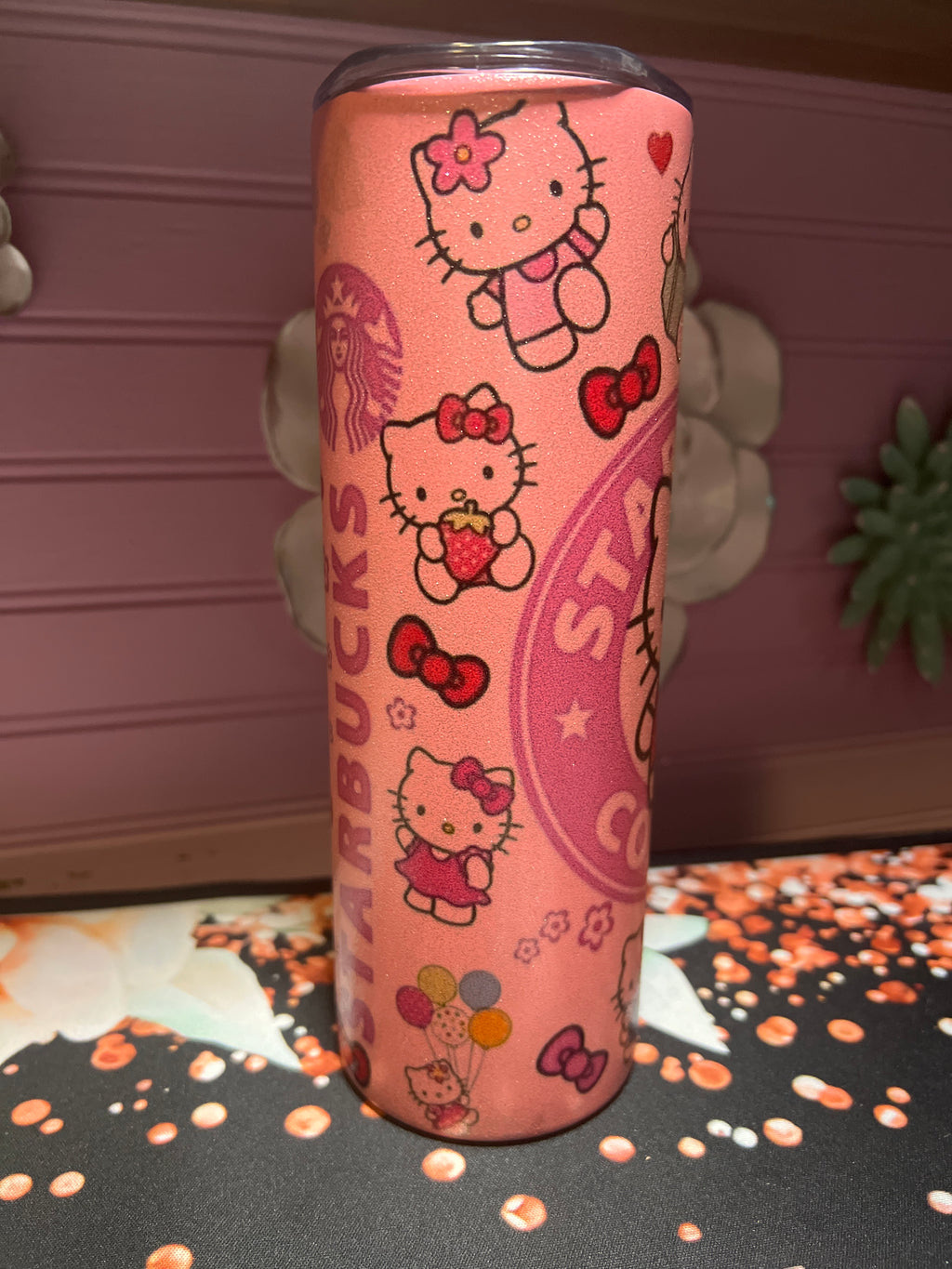 Pink Hello Kitty tumbler 20 oz