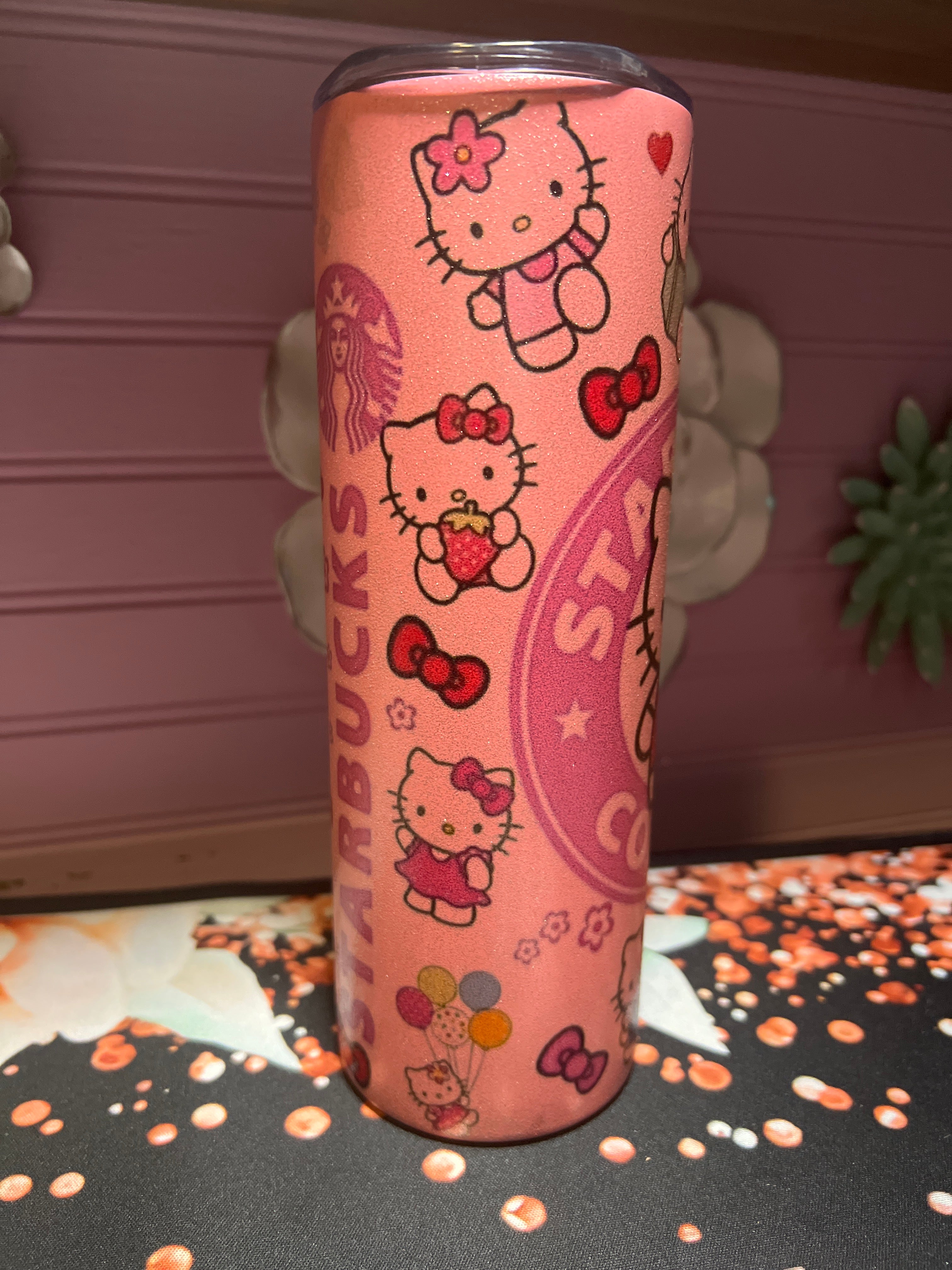 Pink Hello Kitty tumbler 20 oz