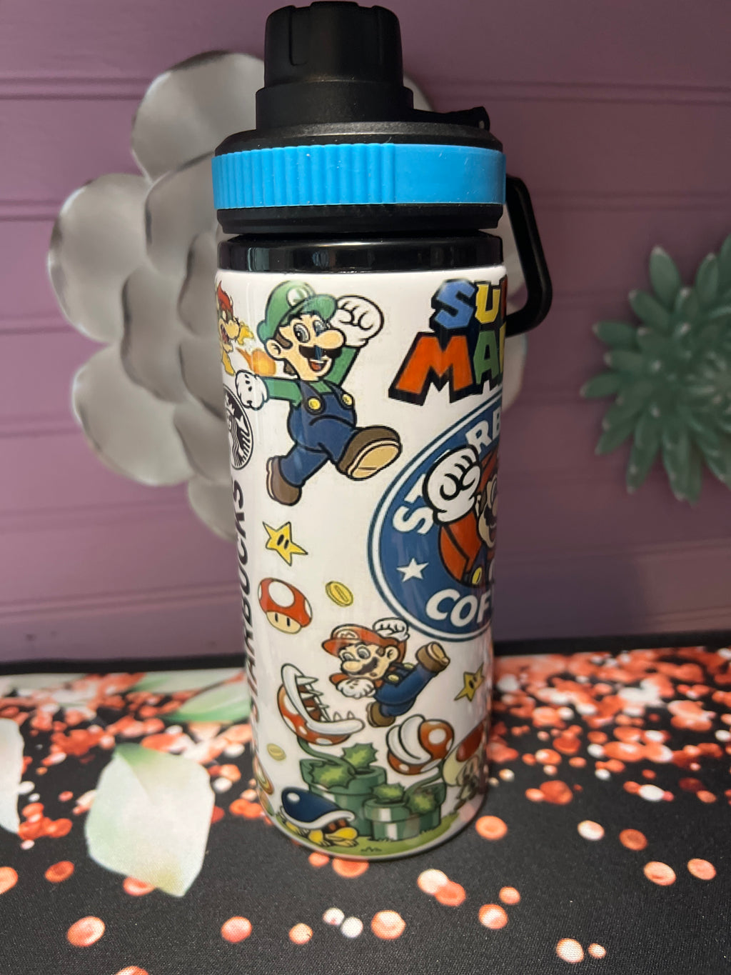 Super Mario tumbler 20oz