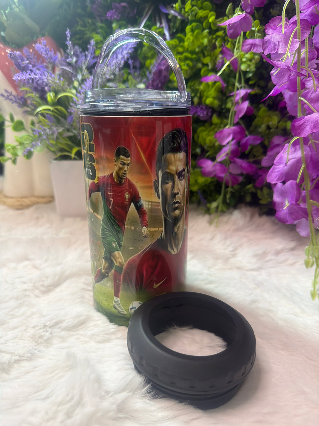 Cristiano Ronaldo tumbler 16 oz 4 in 1