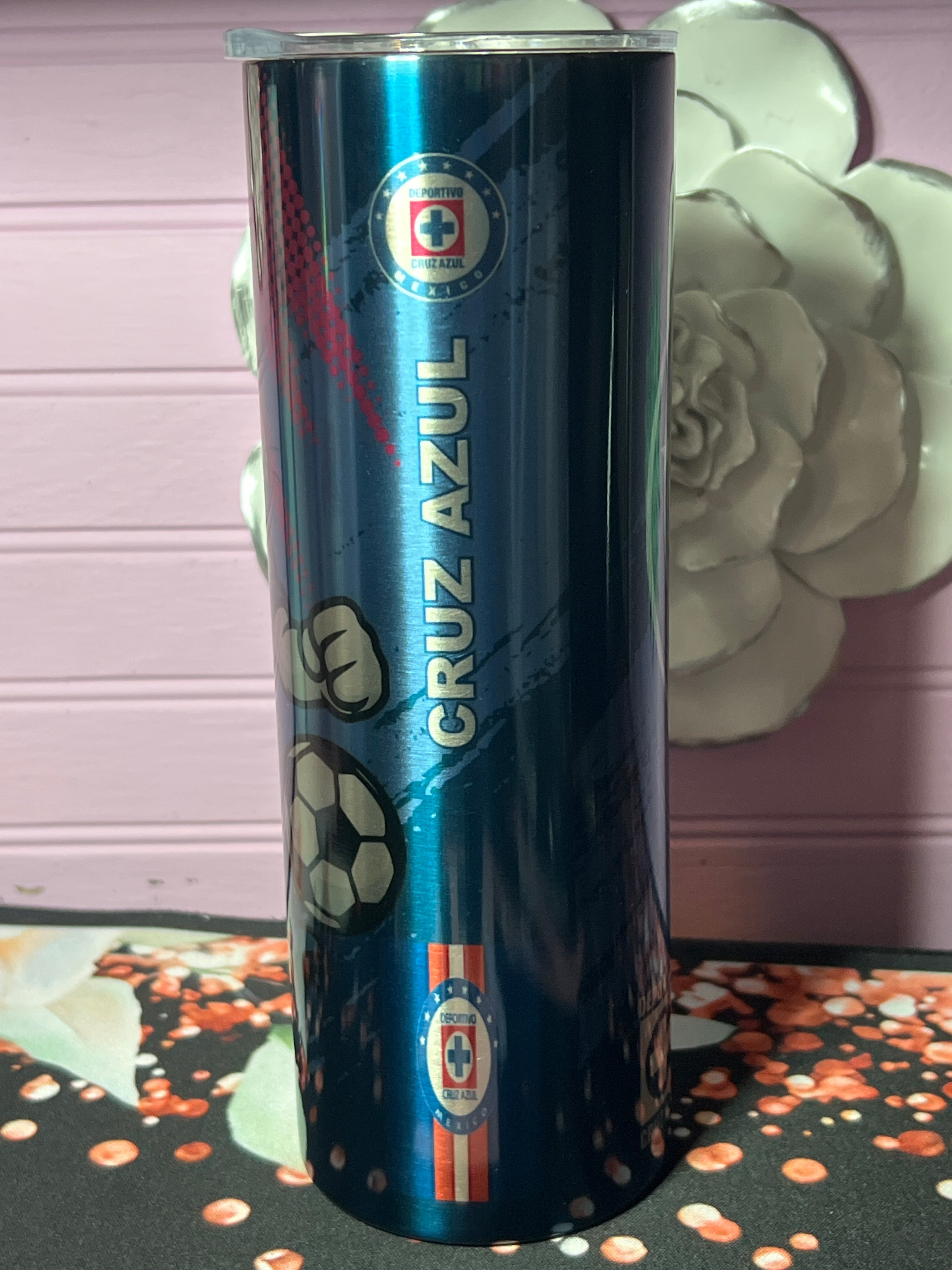 Cruz azul stainless tumbler 20 oz