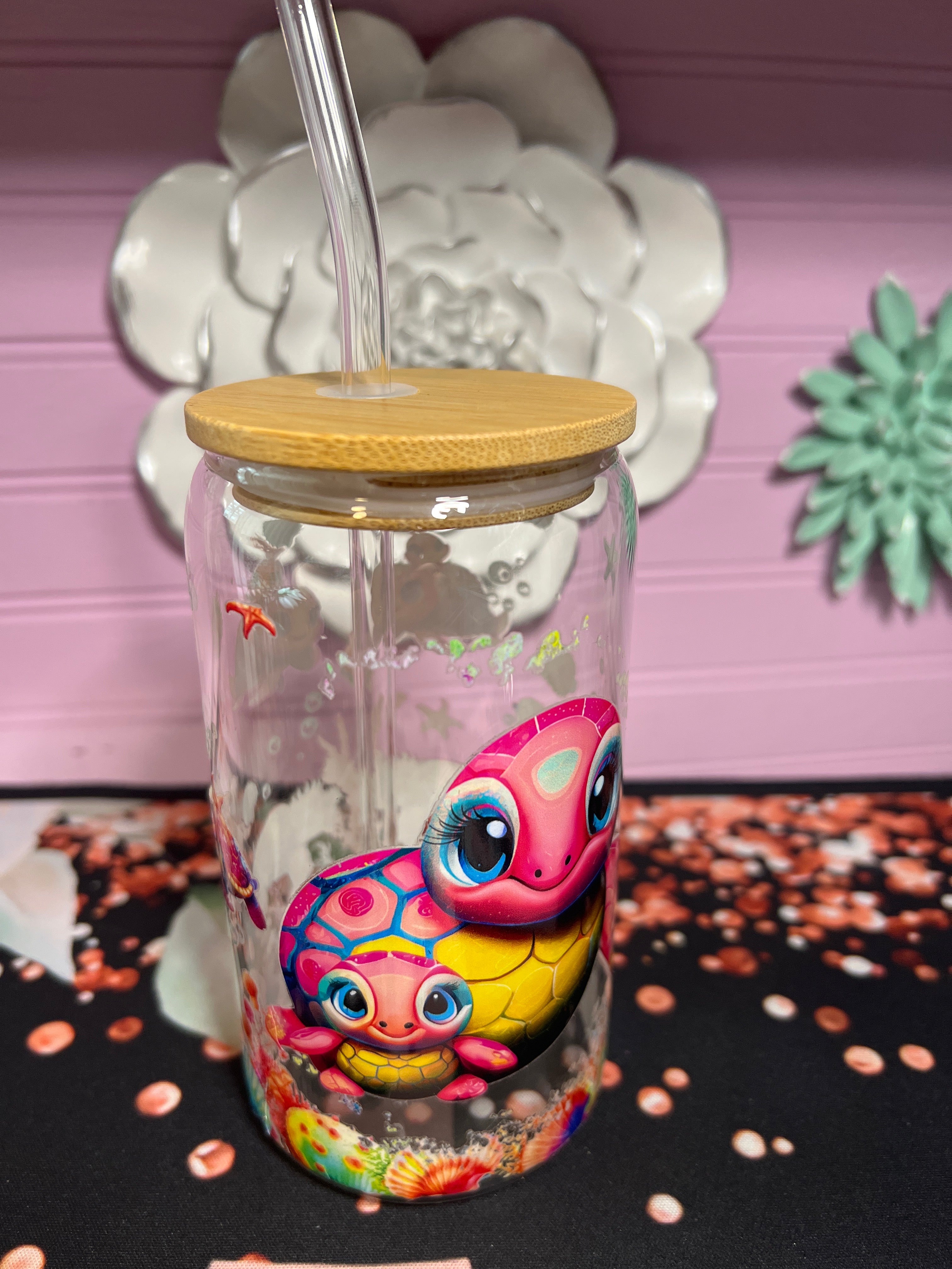 Glass cup 16oz