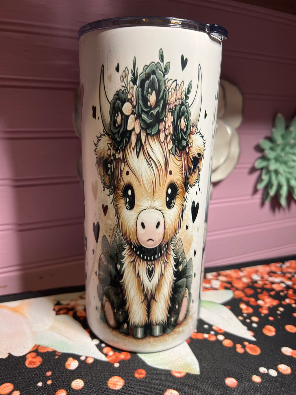 Vaquita coqueta tumbler 22 oz