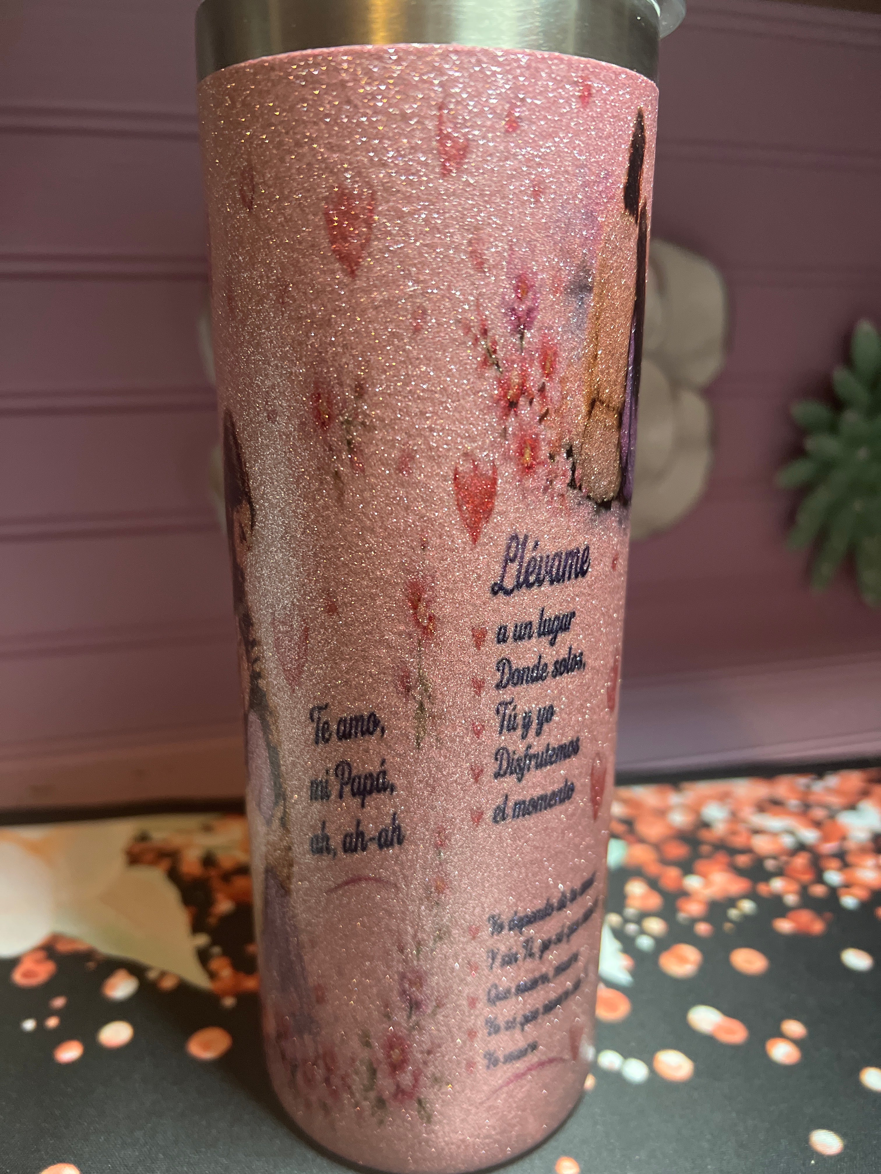 Pink tumbler 20 oz.