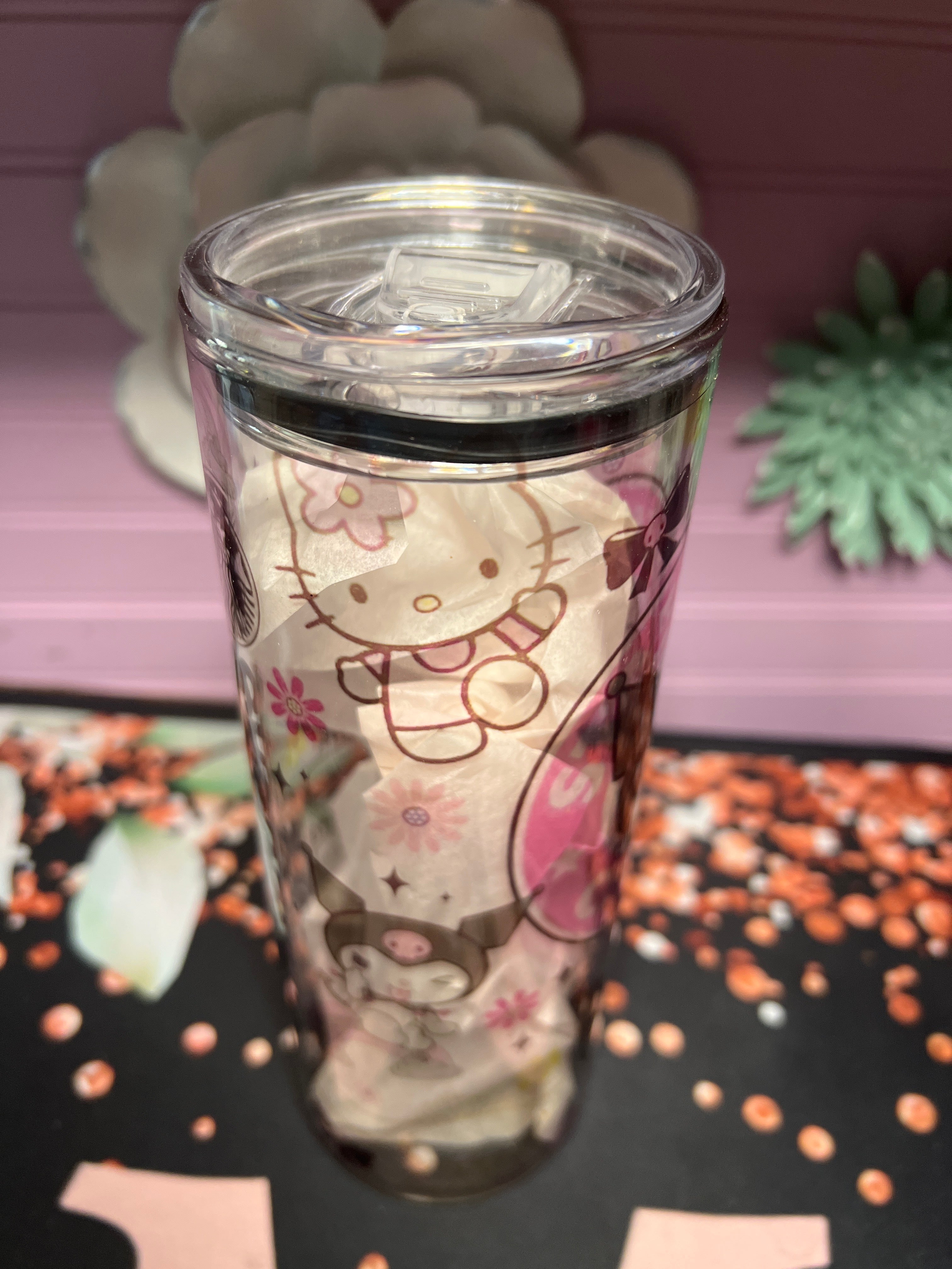 Kuromi glass cup 20 oz