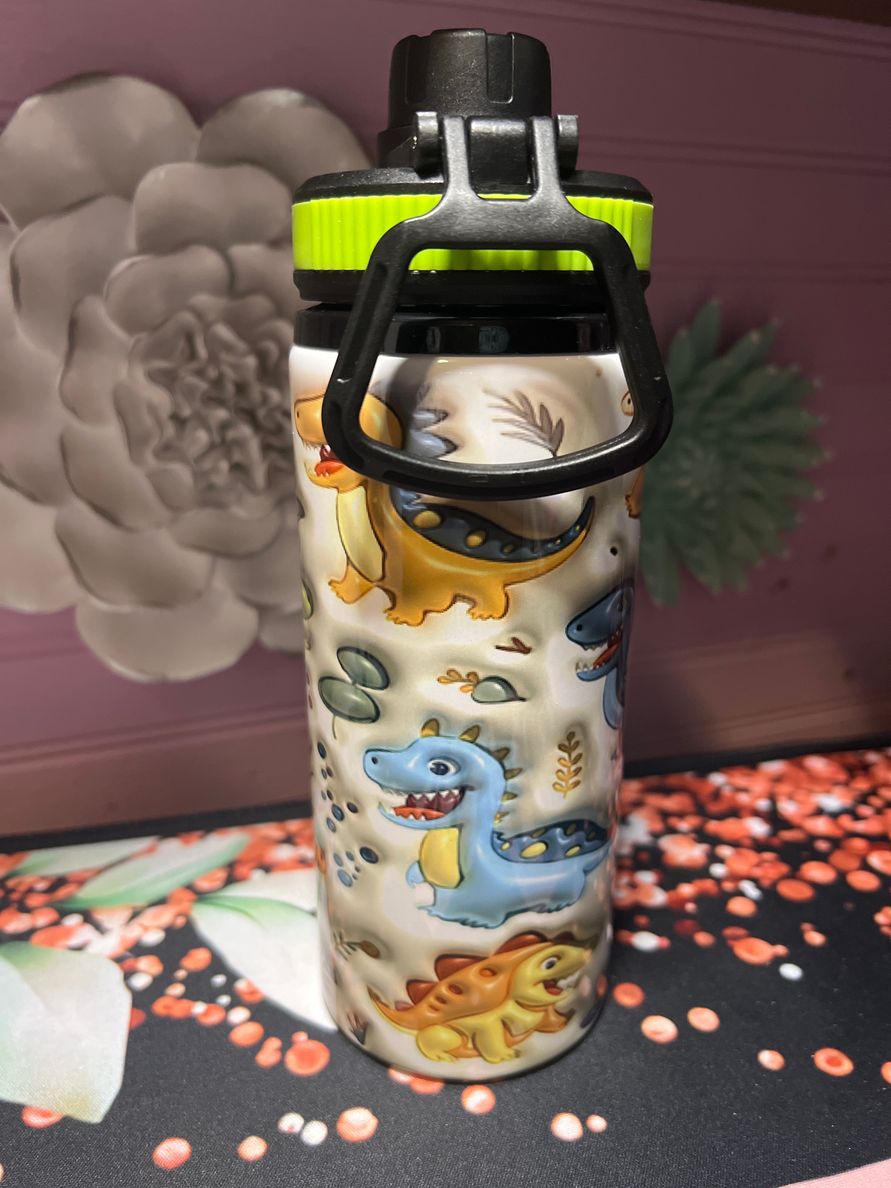 Dinosaurio tumbler 20 oz